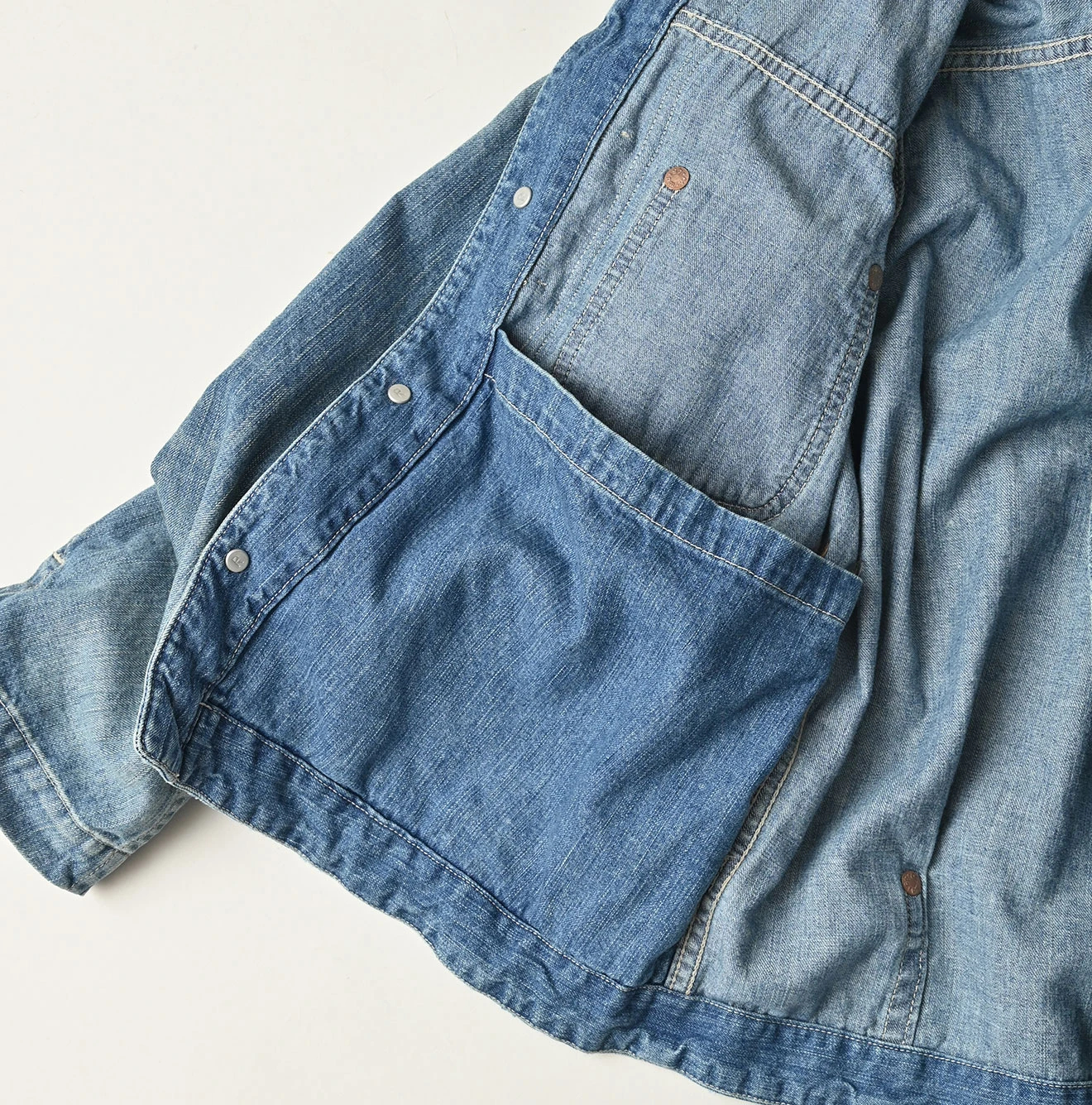 45R(フォーティファイブアール) |麦比古デニムのフリルGオール（重）