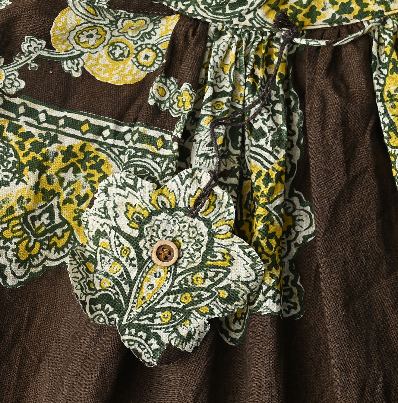 45R(フォーティファイブアール) |インドカディバンダナペイズリープリントのスモックドレス