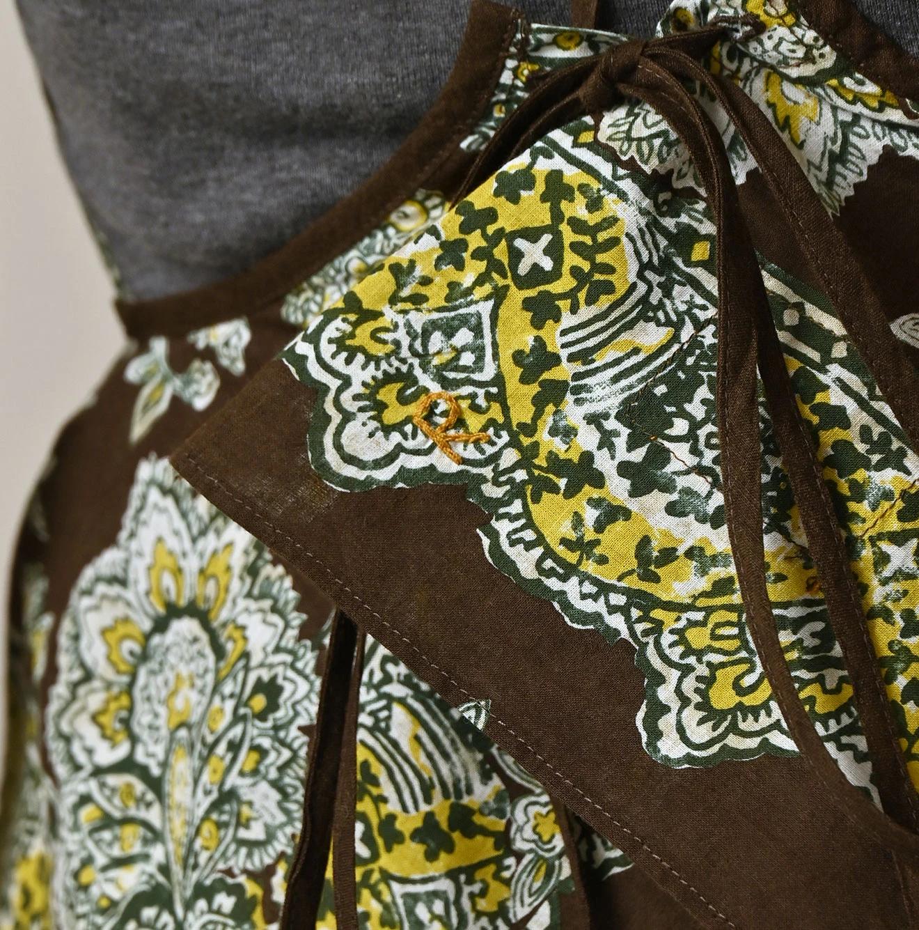 45R(フォーティファイブアール) |インドカディバンダナペイズリープリントのタンクブラ