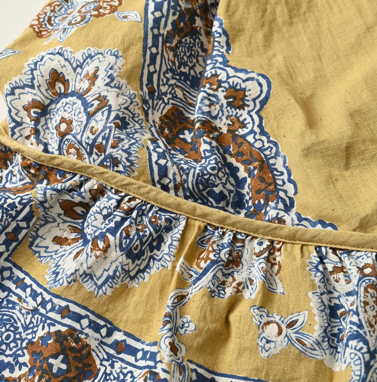 45R(フォーティファイブアール) |インドカディバンダナペイズリープリントのタンクブラ