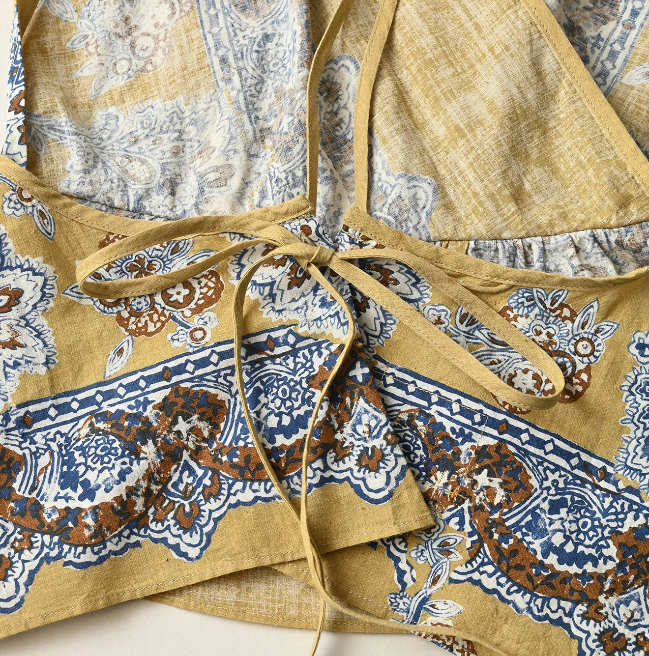 45R(フォーティファイブアール) |インドカディバンダナペイズリープリントのタンクブラ