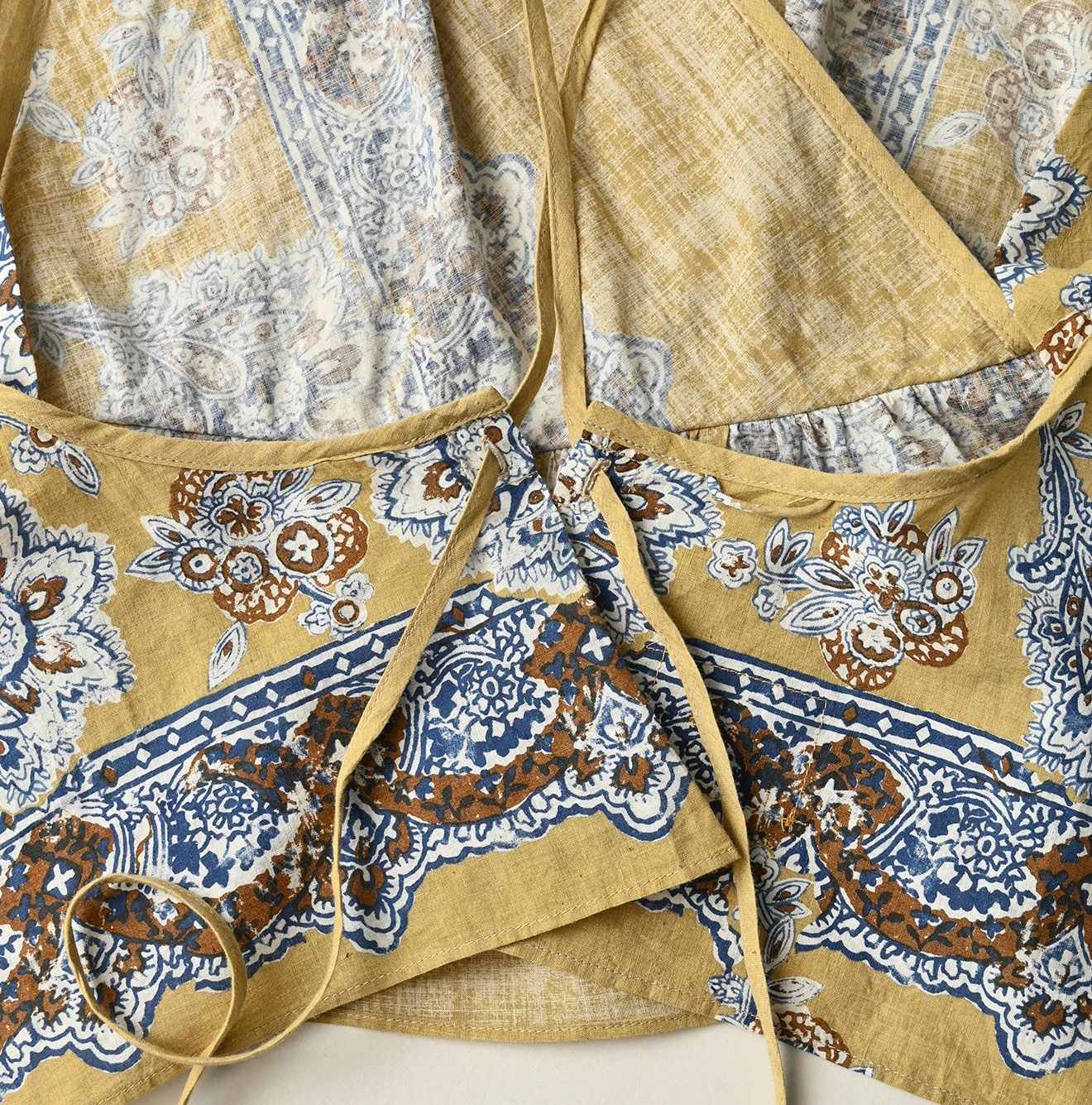 45R(フォーティファイブアール) |インドカディバンダナペイズリープリントのタンクブラ