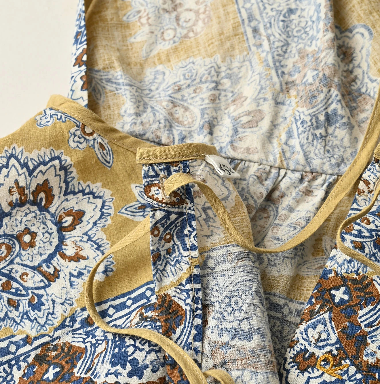 45R(フォーティファイブアール) |インドカディバンダナペイズリープリントのタンクブラ