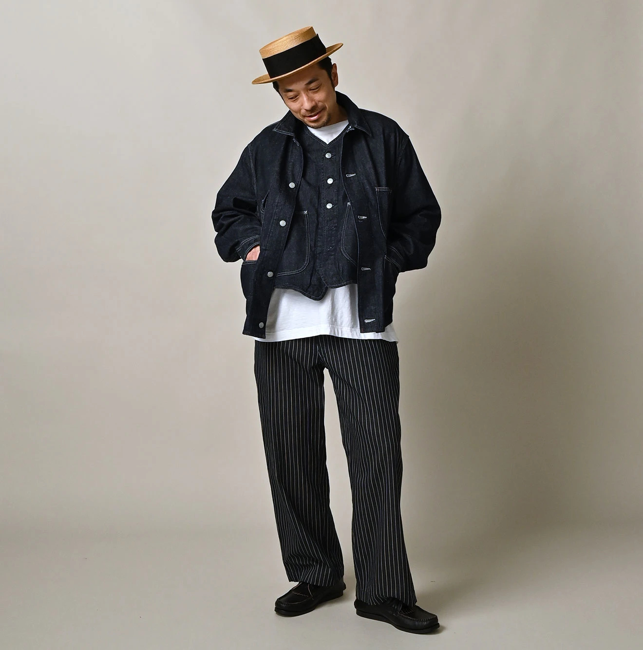 45R(フォーティファイブアール) |9.4オンスデニムの908オーシャンカバーオール（濃）