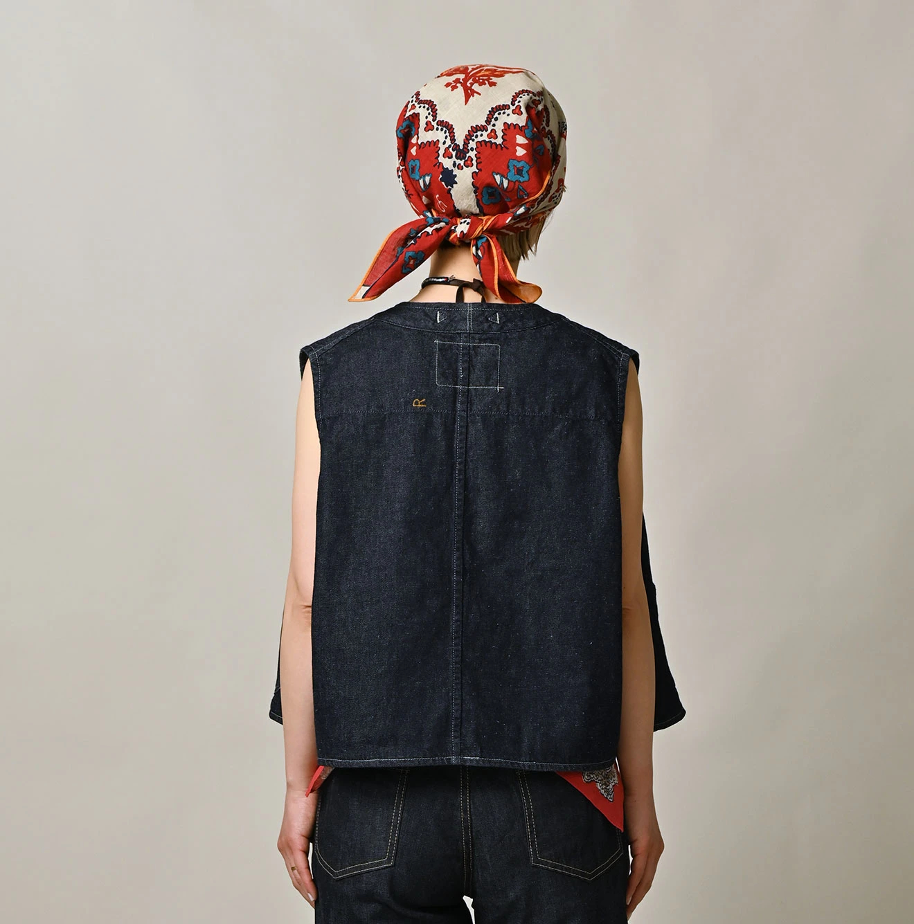 45R(フォーティファイブアール) |9.4オンスデニムの908オーシャンハンティングベスト（濃）