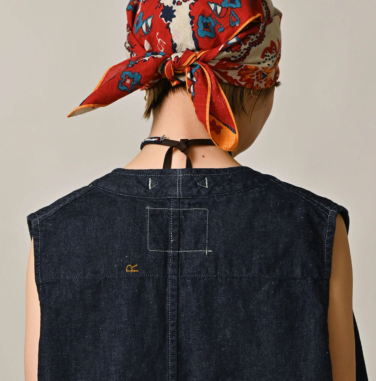 45R(フォーティファイブアール) |9.4オンスデニムの908オーシャンハンティングベスト（濃）