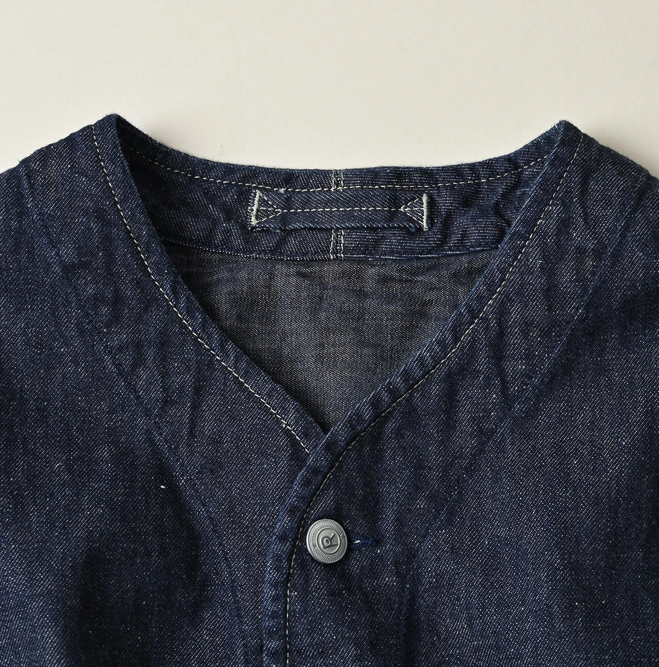 45R(フォーティファイブアール) |9.4オンスデニムの908オーシャンハンティングベスト（濃）