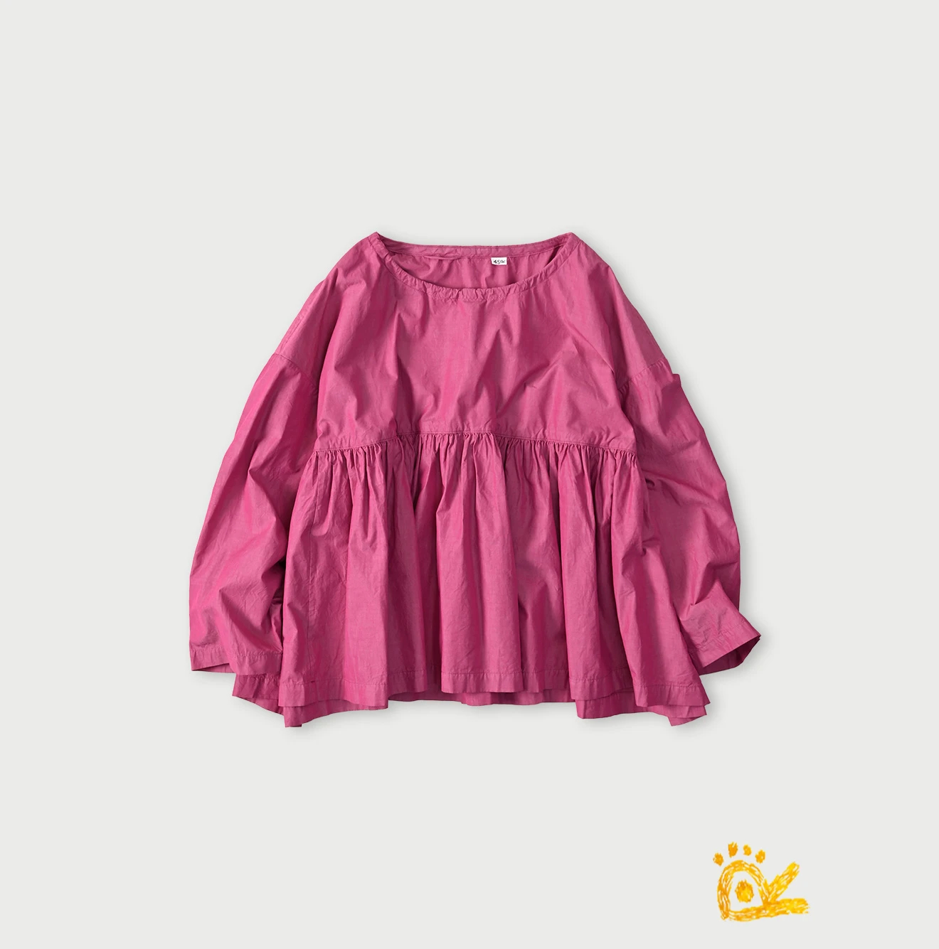 45R(フォーティファイブアール) |ONEONE 宝物の180番三子ギャザーブラウス