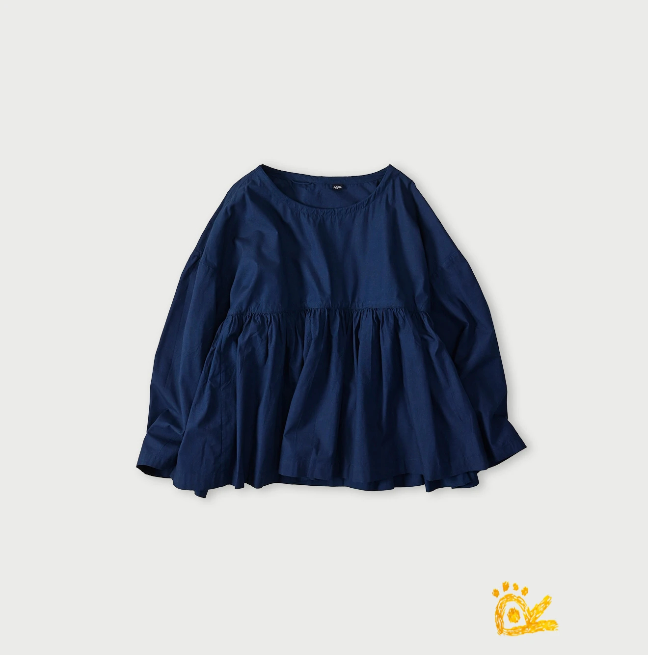 45R(フォーティファイブアール) |ONEONE 宝物のギャザーブラウス