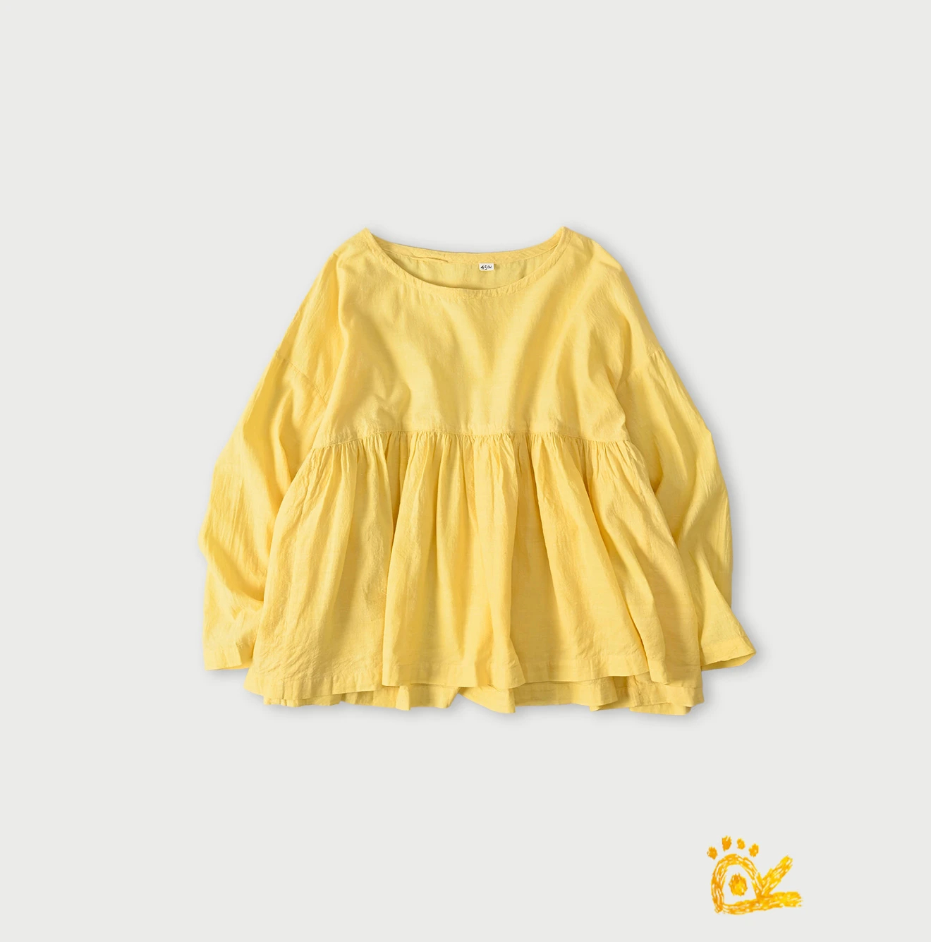 45R(フォーティファイブアール) |ONEONE 宝物のギャザーブラウス