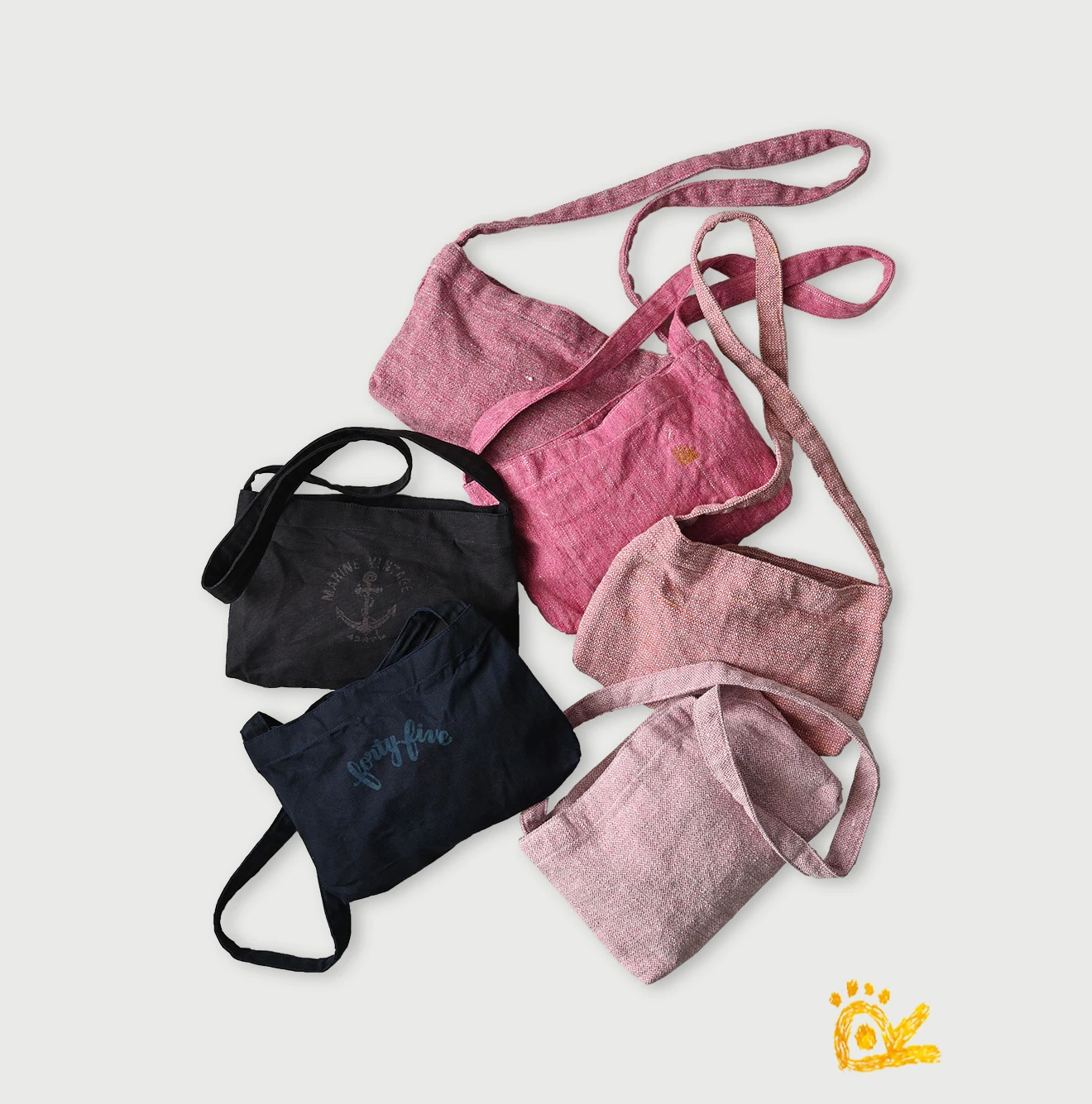45R（フォーティファイブアール）| ONEONE宝物の45星トート（小） Bag