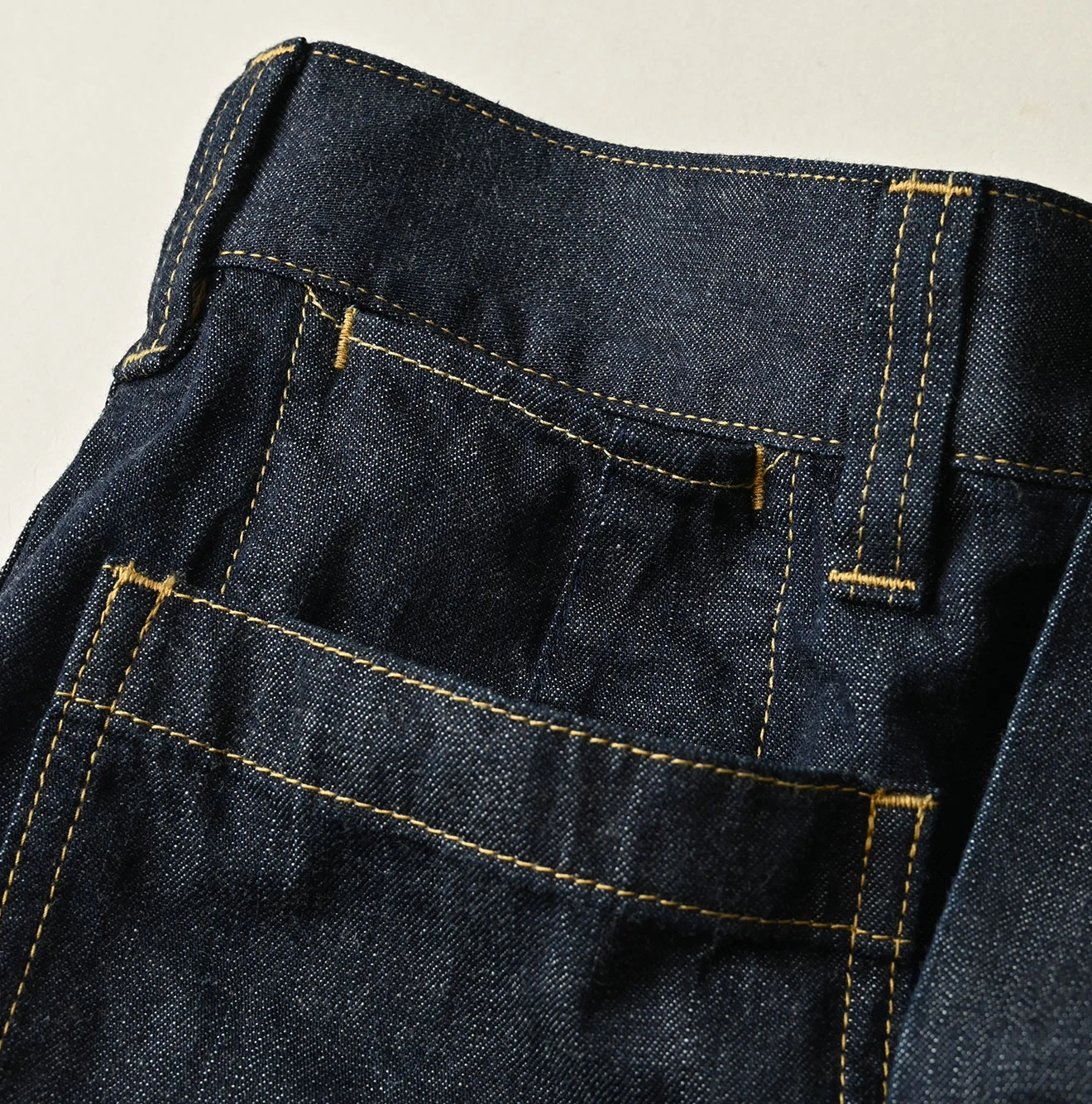 45R(フォーティファイブアール) |麦比古デニムのベルスカート（濃）