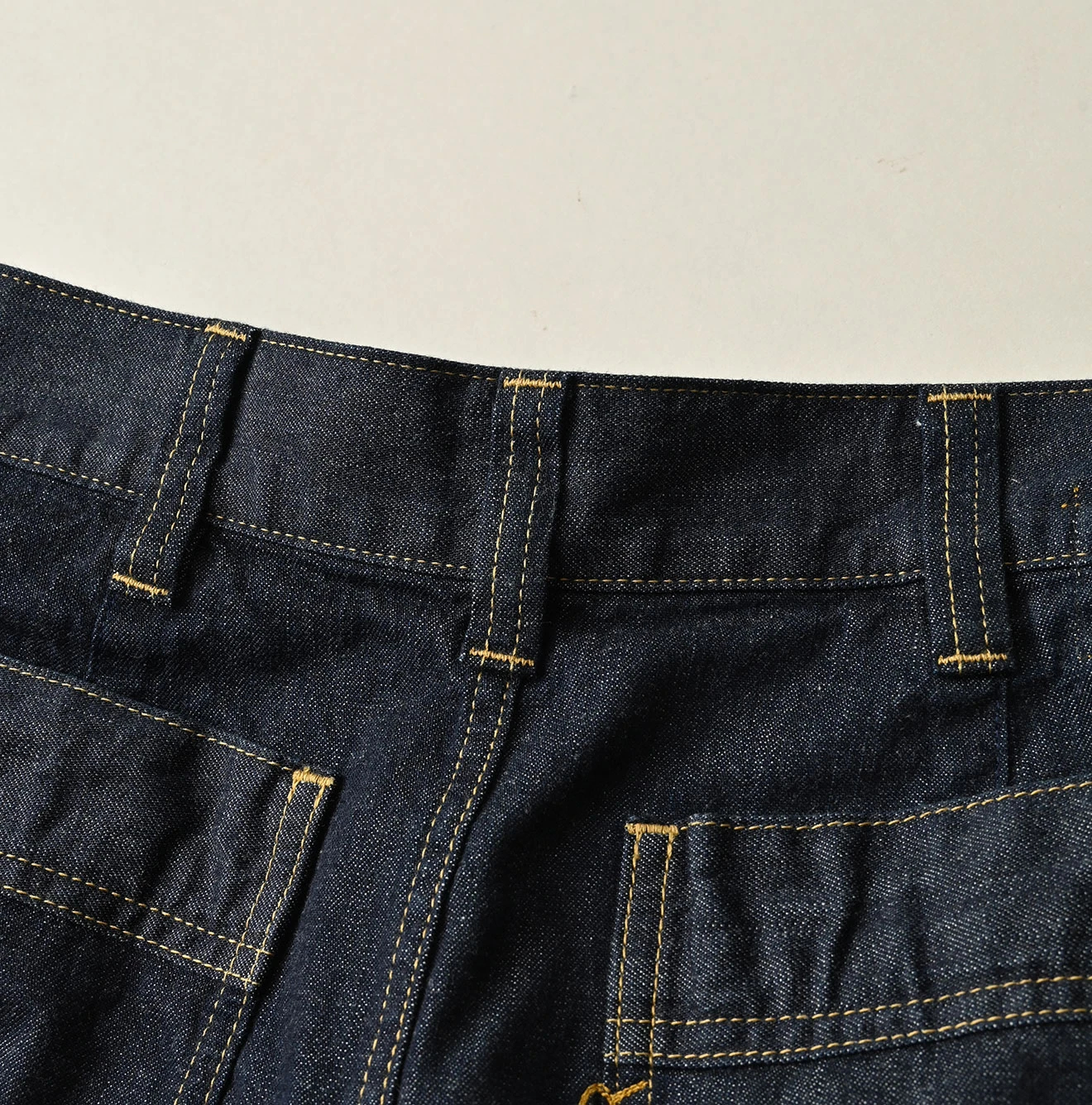 45R(フォーティファイブアール) |麦比古デニムのベルスカート（濃）