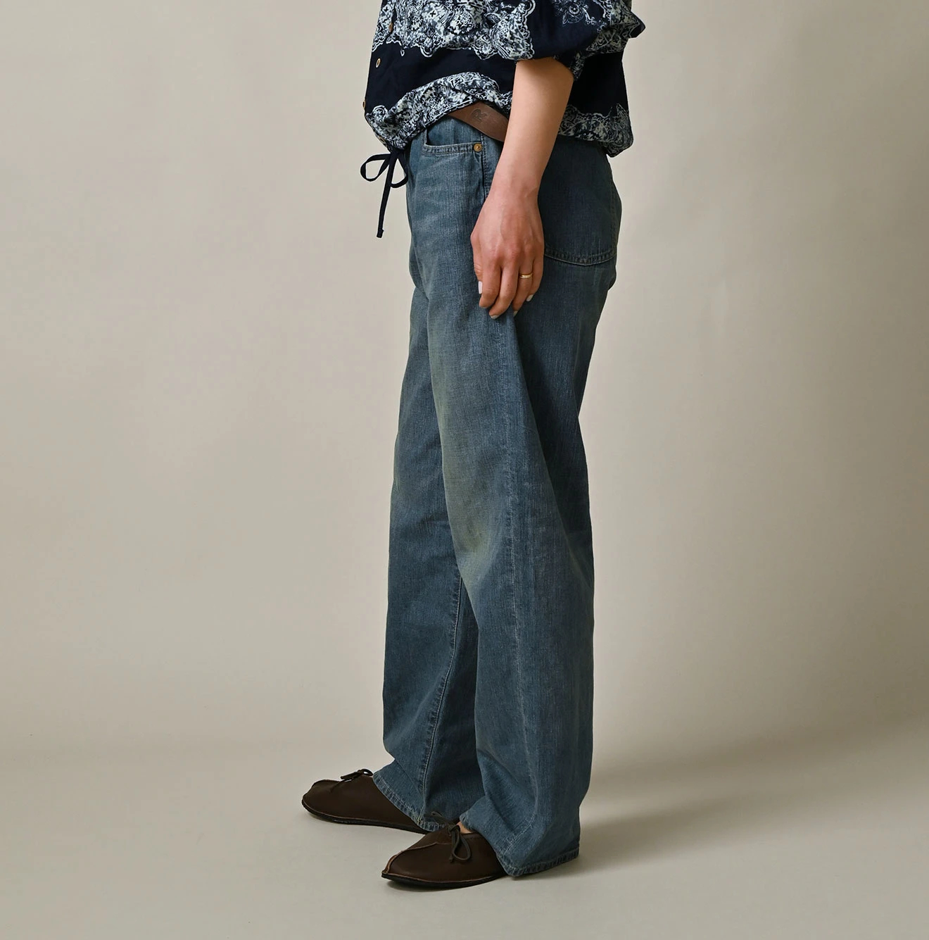 45R(フォーティファイブアール) |麦比古デニムのシャルロット5（淡）