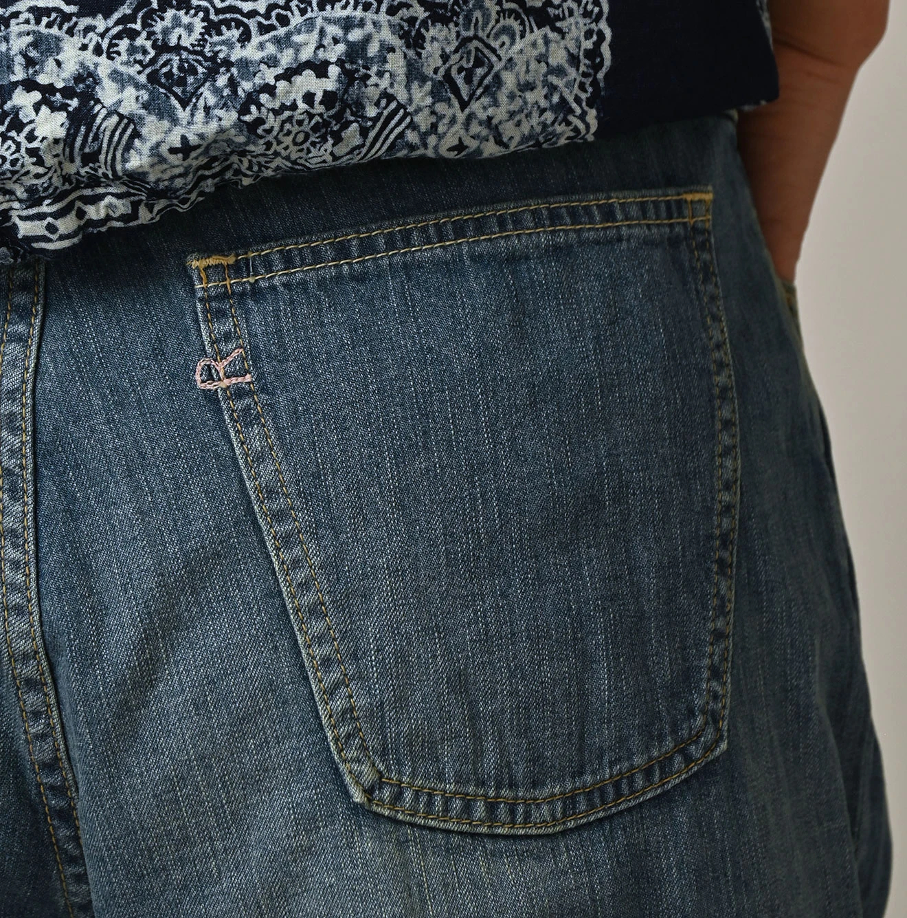 45R(フォーティファイブアール) |麦比古デニムのシャルロット5（淡）