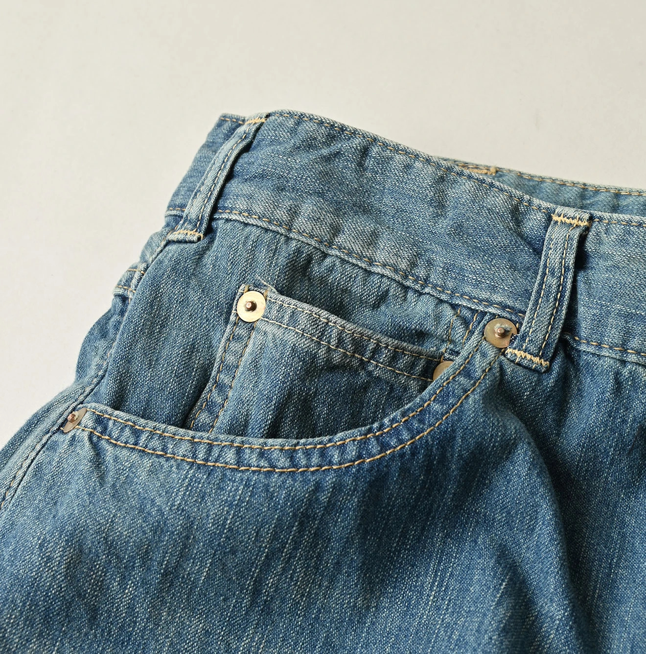 45R(フォーティファイブアール) |麦比古デニムのシャルロット5（淡）