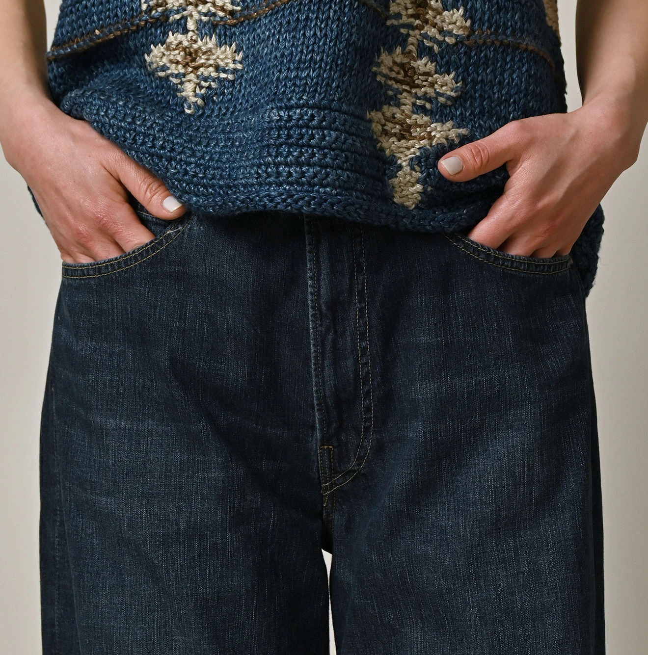 45R(フォーティファイブアール) |麦比古デニムのシャルロット5（焦）