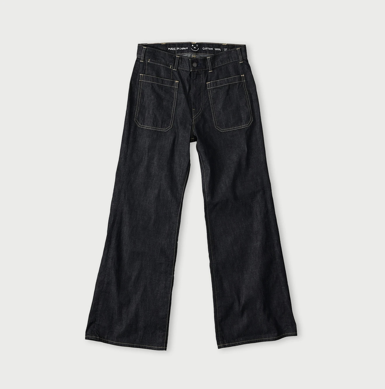 45R(フォーティファイブアール) |麦比古デニムのヒッピーバチ比女（濃）