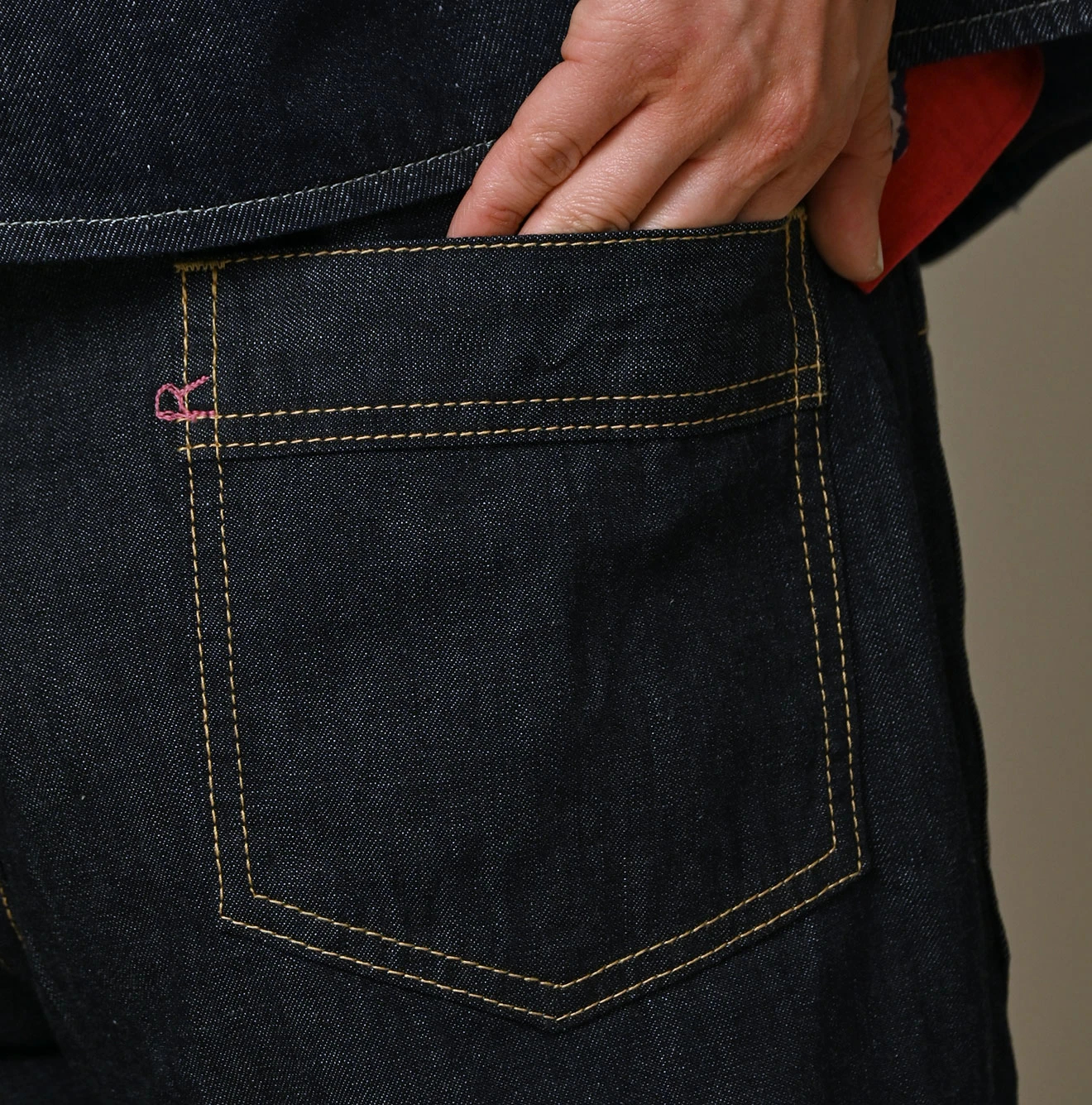 45R(フォーティファイブアール) |麦比古デニムのヒッピーバチ比女（濃）