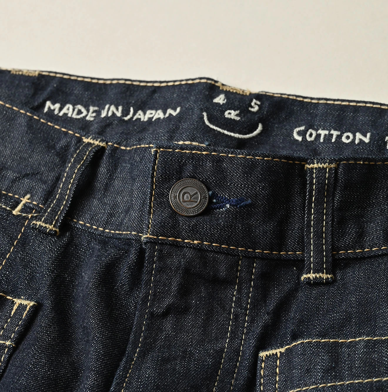 45R(フォーティファイブアール) |麦比古デニムのヒッピーバチ比女（濃）