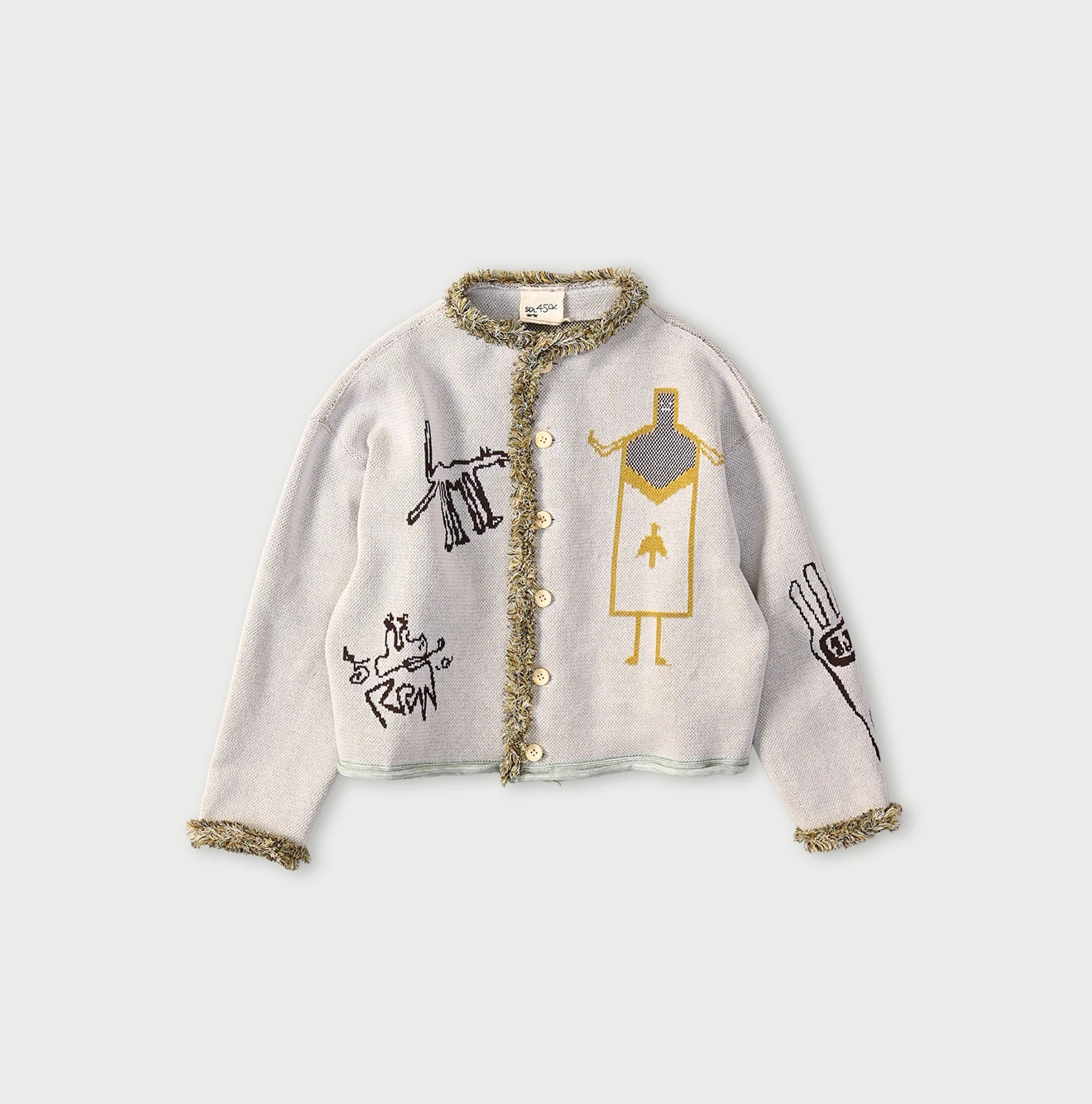 45R(フォーティファイブアール) |ネイティブジャカードニットソーのボレロ