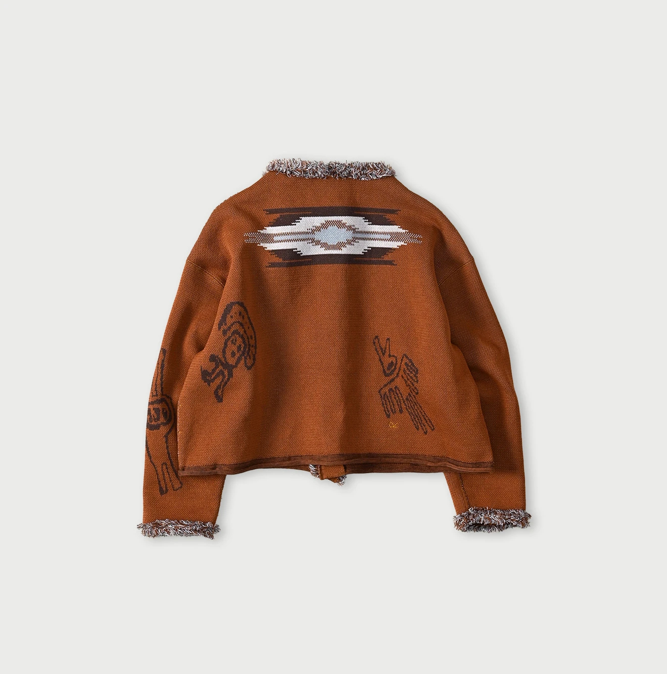 45R(フォーティファイブアール) |ネイティブジャカードニットソーのボレロ