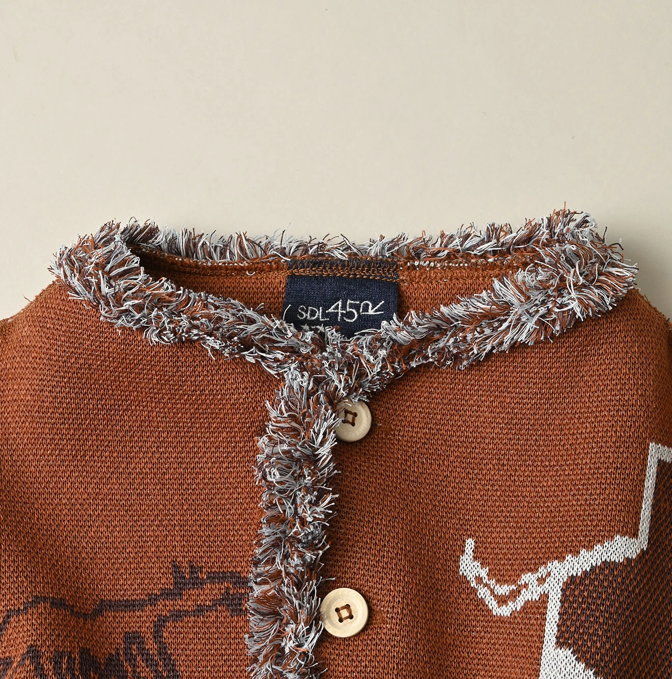 45R(フォーティファイブアール) |ネイティブジャカードニットソーのボレロ