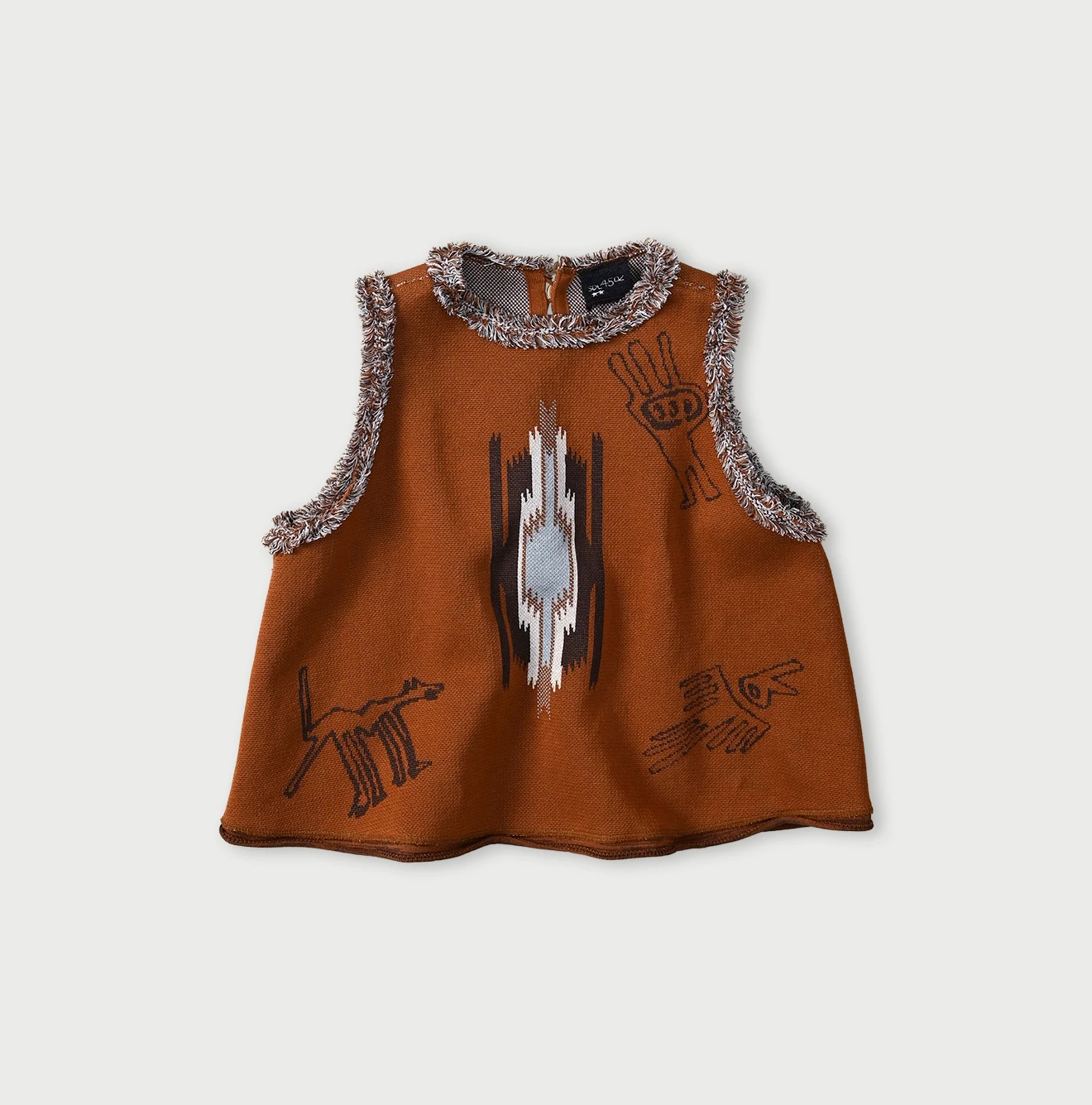 45R(フォーティファイブアール) |ネイティブジャカードニットソーのキャミ