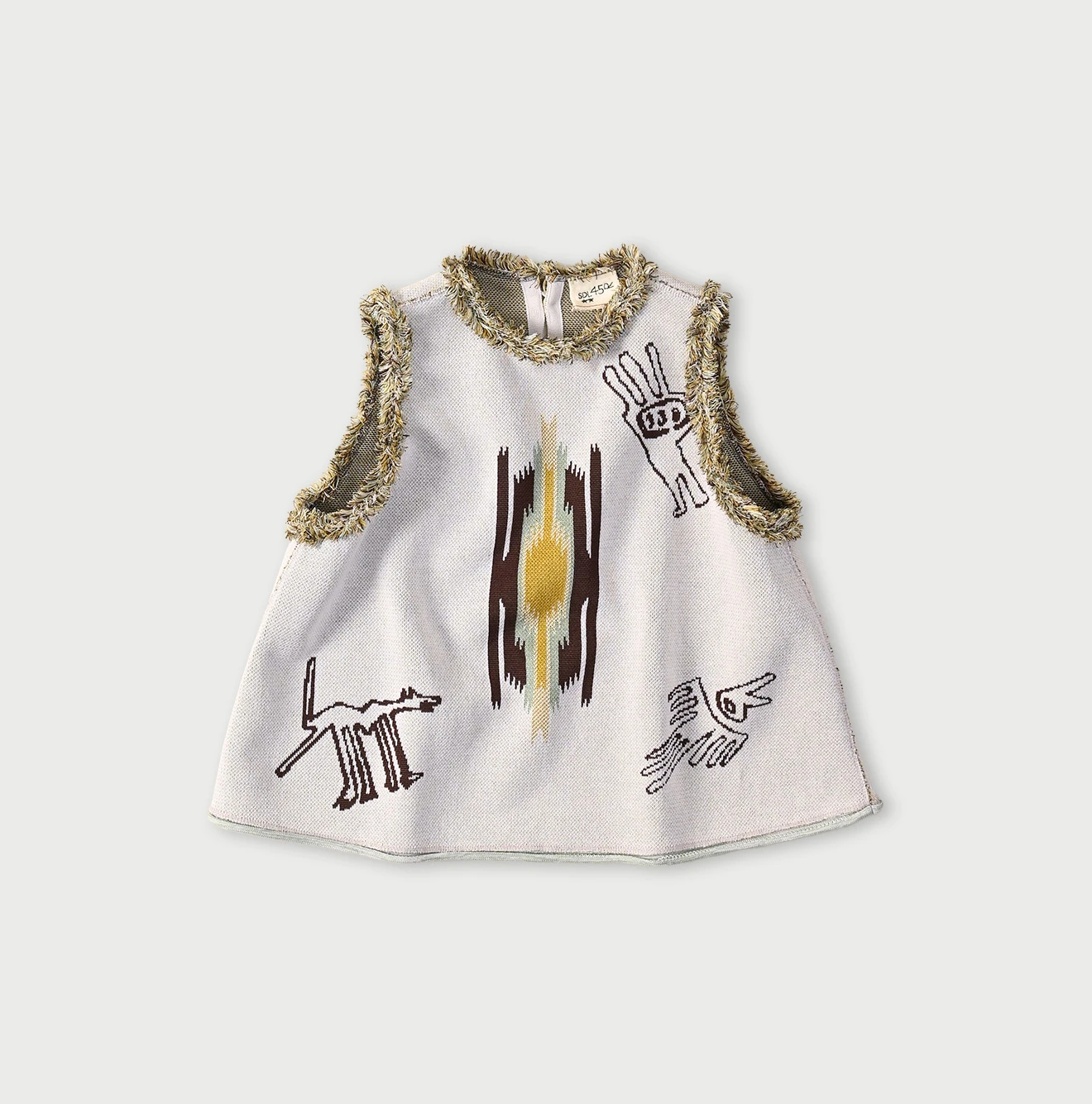 45R(フォーティファイブアール) |ネイティブジャカードニットソーのキャミ