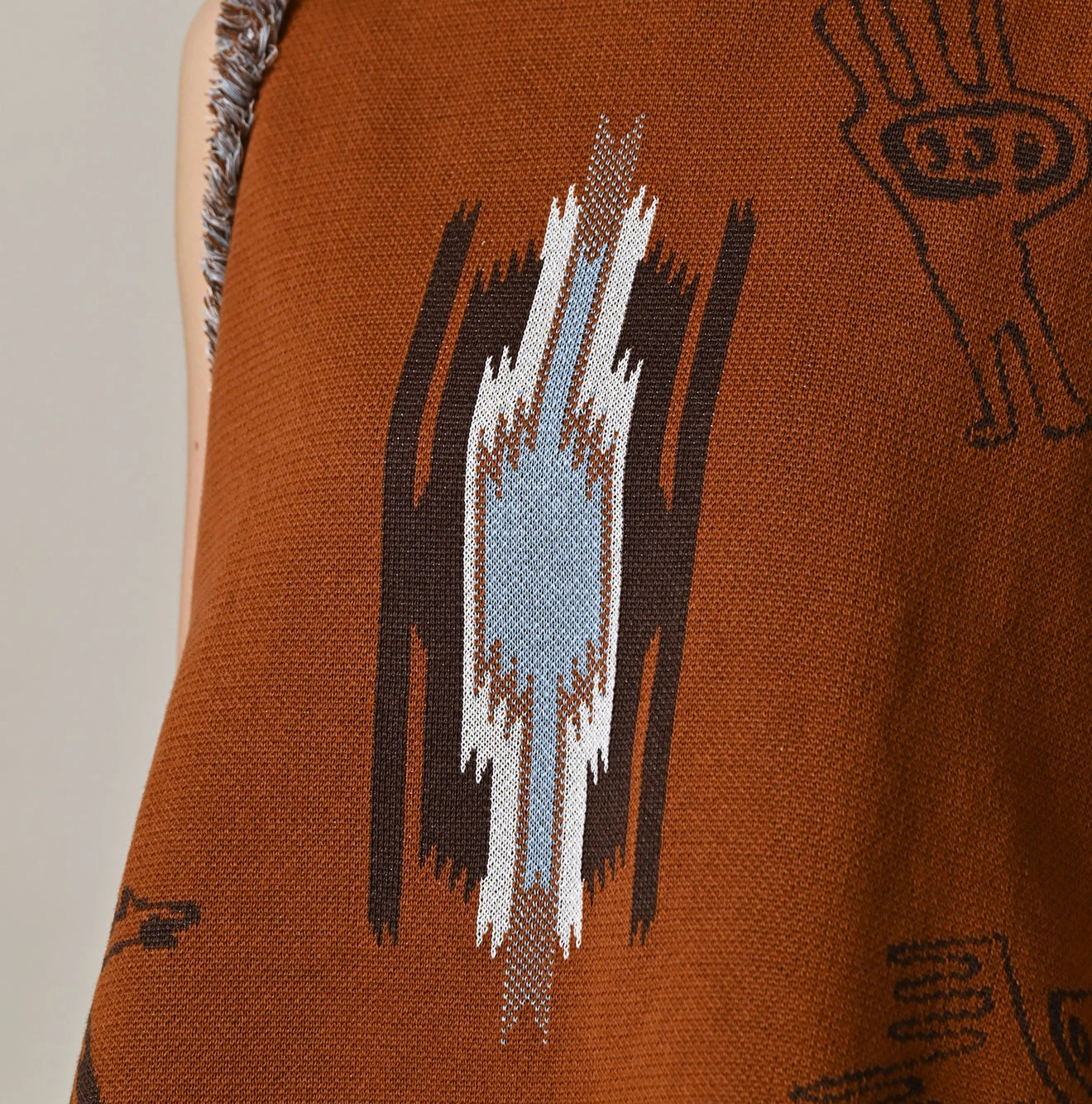 45R(フォーティファイブアール) |ネイティブジャカードニットソーのキャミ