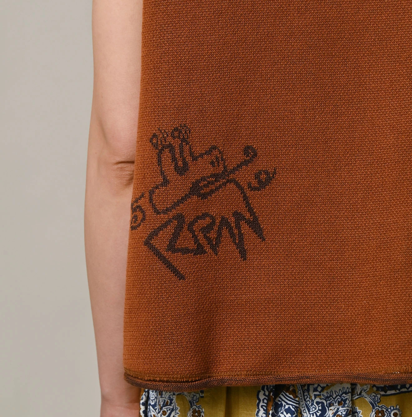 45R(フォーティファイブアール) |ネイティブジャカードニットソーのキャミ