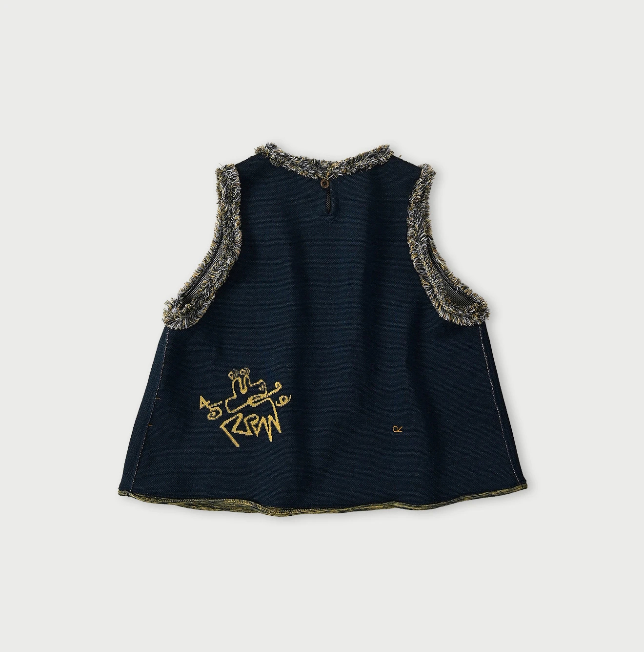 45R(フォーティファイブアール) |ネイティブジャカードニットソーのキャミ（インディゴ）