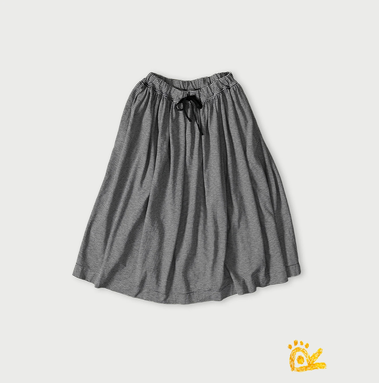 45R(フォーティファイブアール) |ONEONE 宝物のイージーギャザースカート（インディゴ）