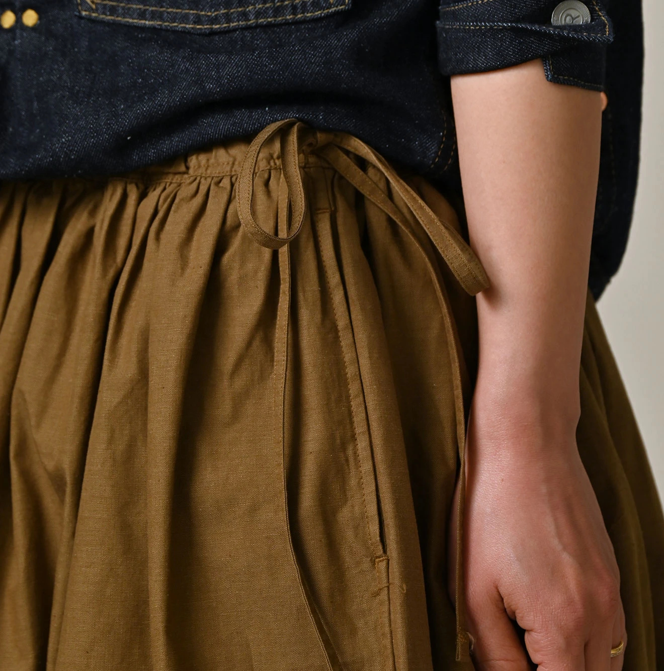 45R(フォーティファイブアール) |ONEONE 宝物のイージーギャザースカート