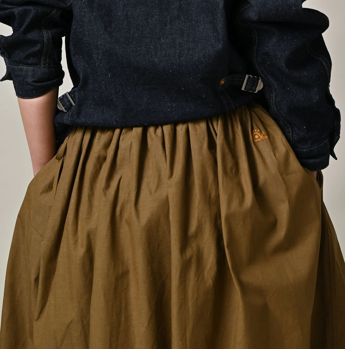 45R(フォーティファイブアール) |ONEONE 宝物のイージーギャザースカート