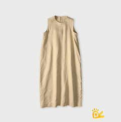 10-リネンヘリンボン ベージュ