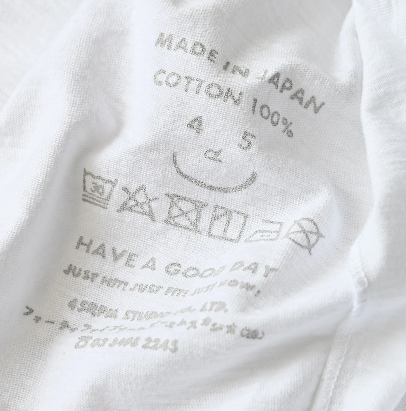 45R（フォーティファイブアール）| 天竺の9.8サイズオーシャンTシャツ