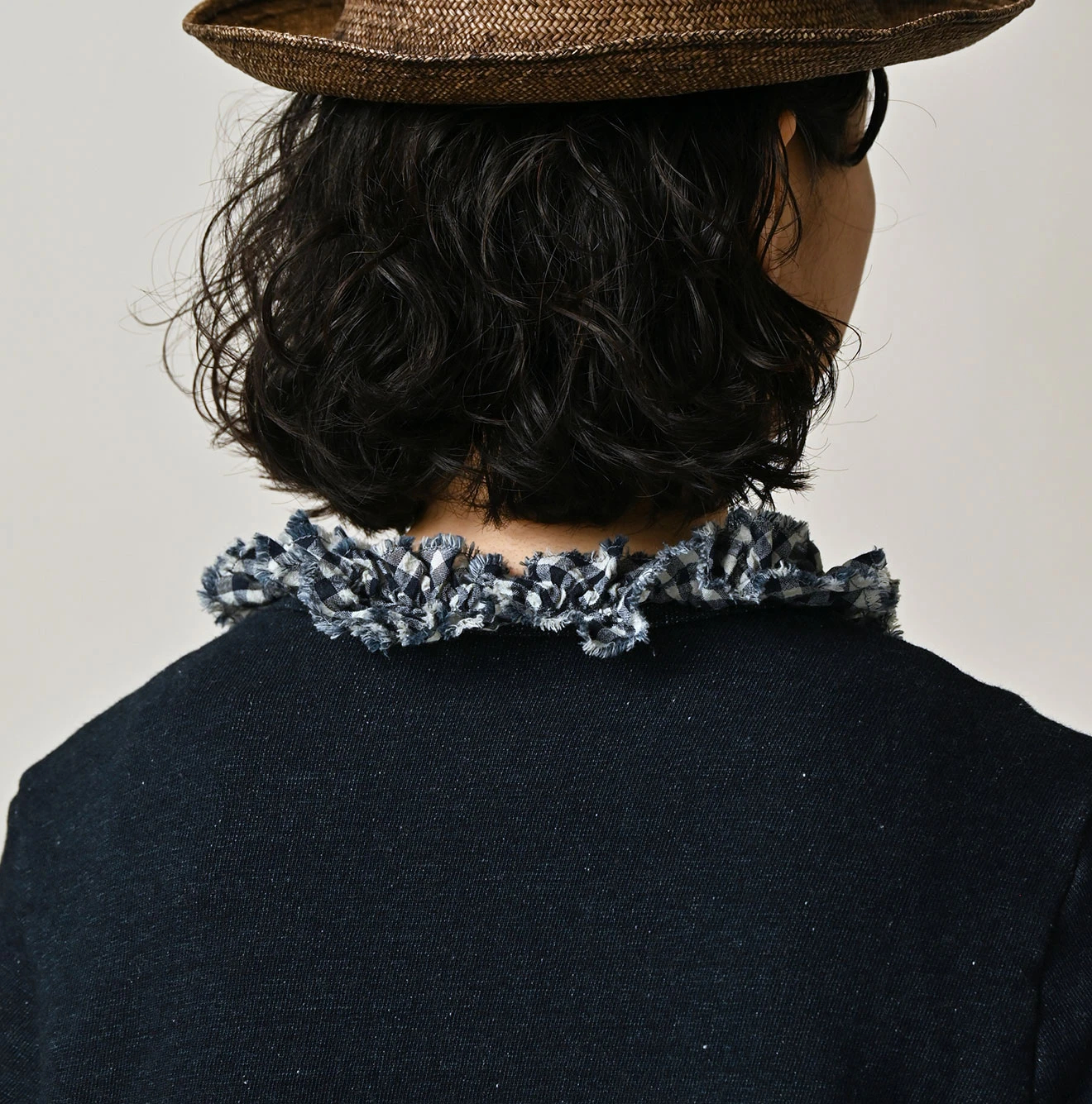 45R(フォーティファイブアール) |ミックスフリル×裏毛のボレロ