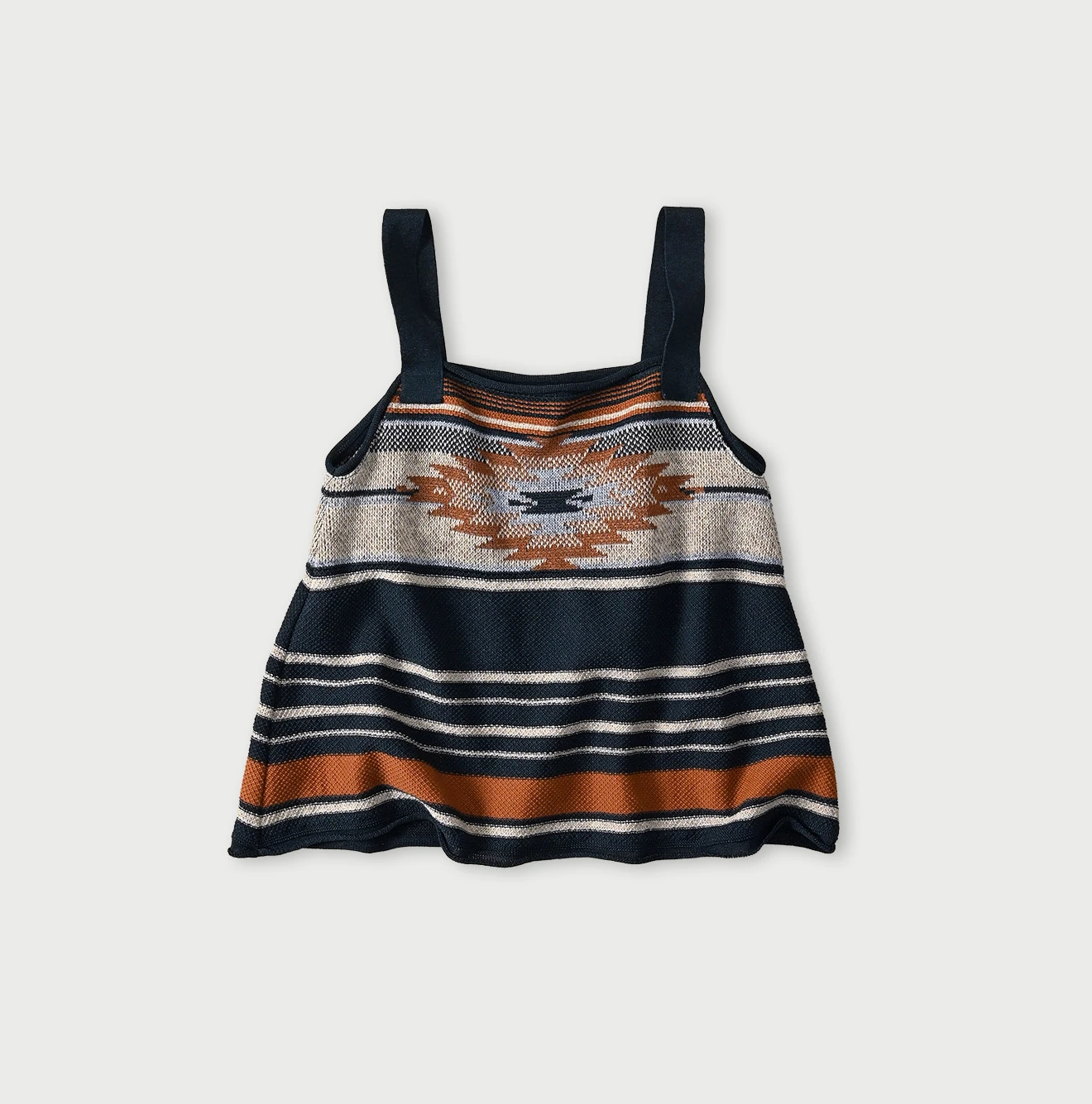 45R(フォーティファイブアール) |ネイティブギマジャカードのキャミ（インディゴ）