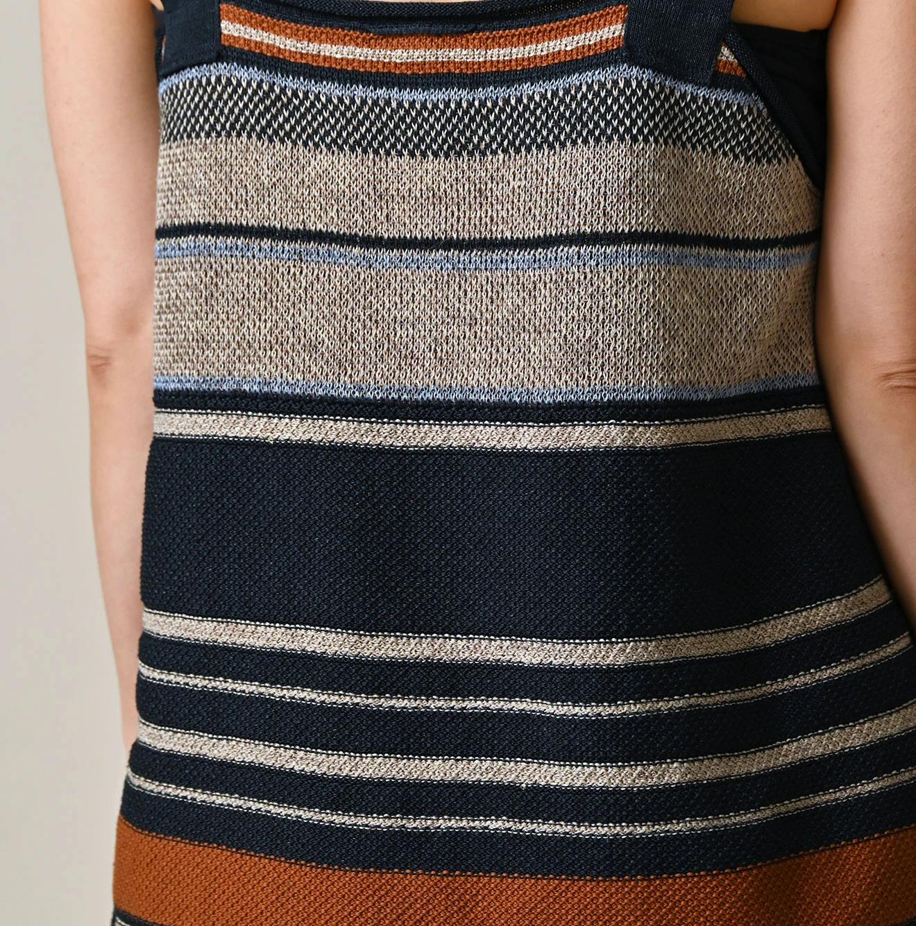 45R(フォーティファイブアール) |ネイティブギマジャカードのキャミ（インディゴ）