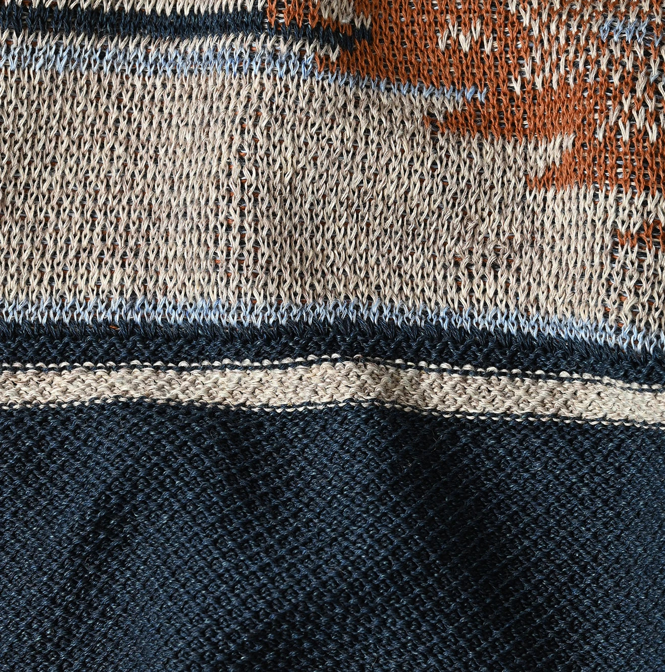 45R(フォーティファイブアール) |ネイティブギマジャカードのキャミ（インディゴ）