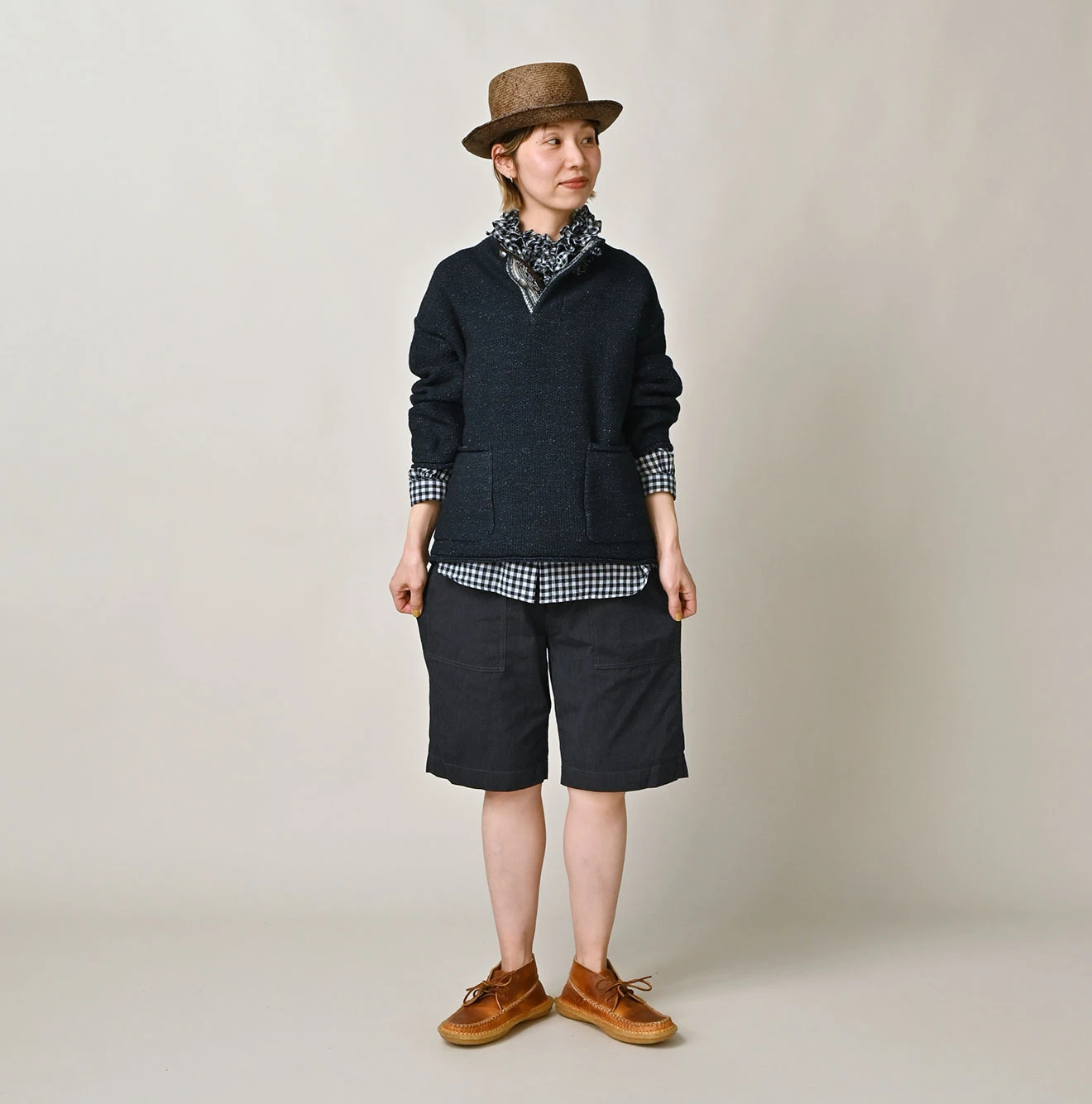 45R(フォーティファイブアール) |ニットソーの馬セーター（インディゴ）