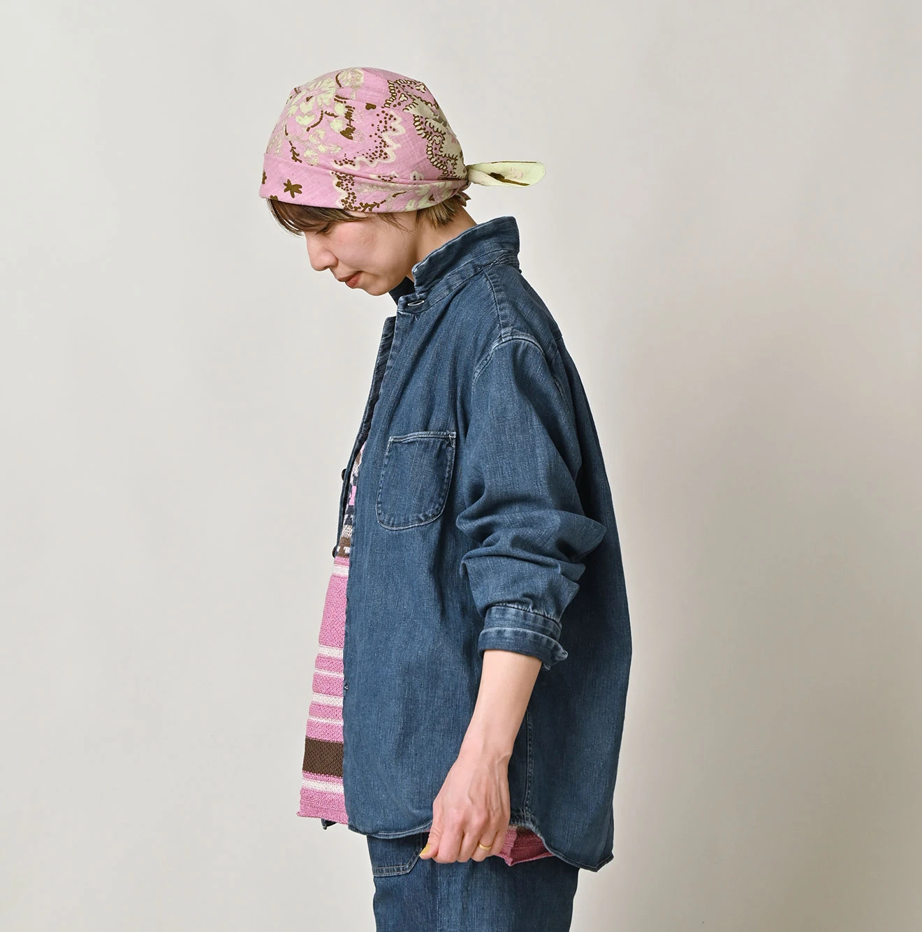 45R(フォーティファイブアール) |45プチデニムの908マーチャルシャツ（インディゴ）