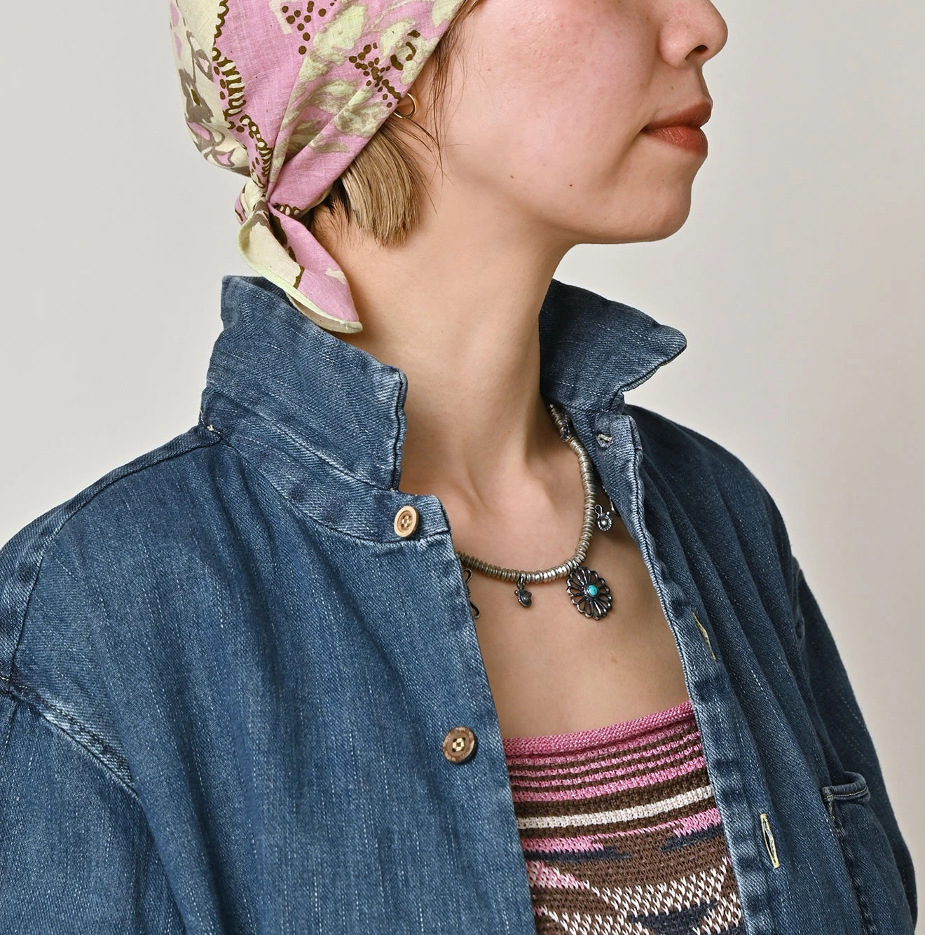 45R(フォーティファイブアール) |45プチデニムの908マーチャルシャツ（インディゴ）