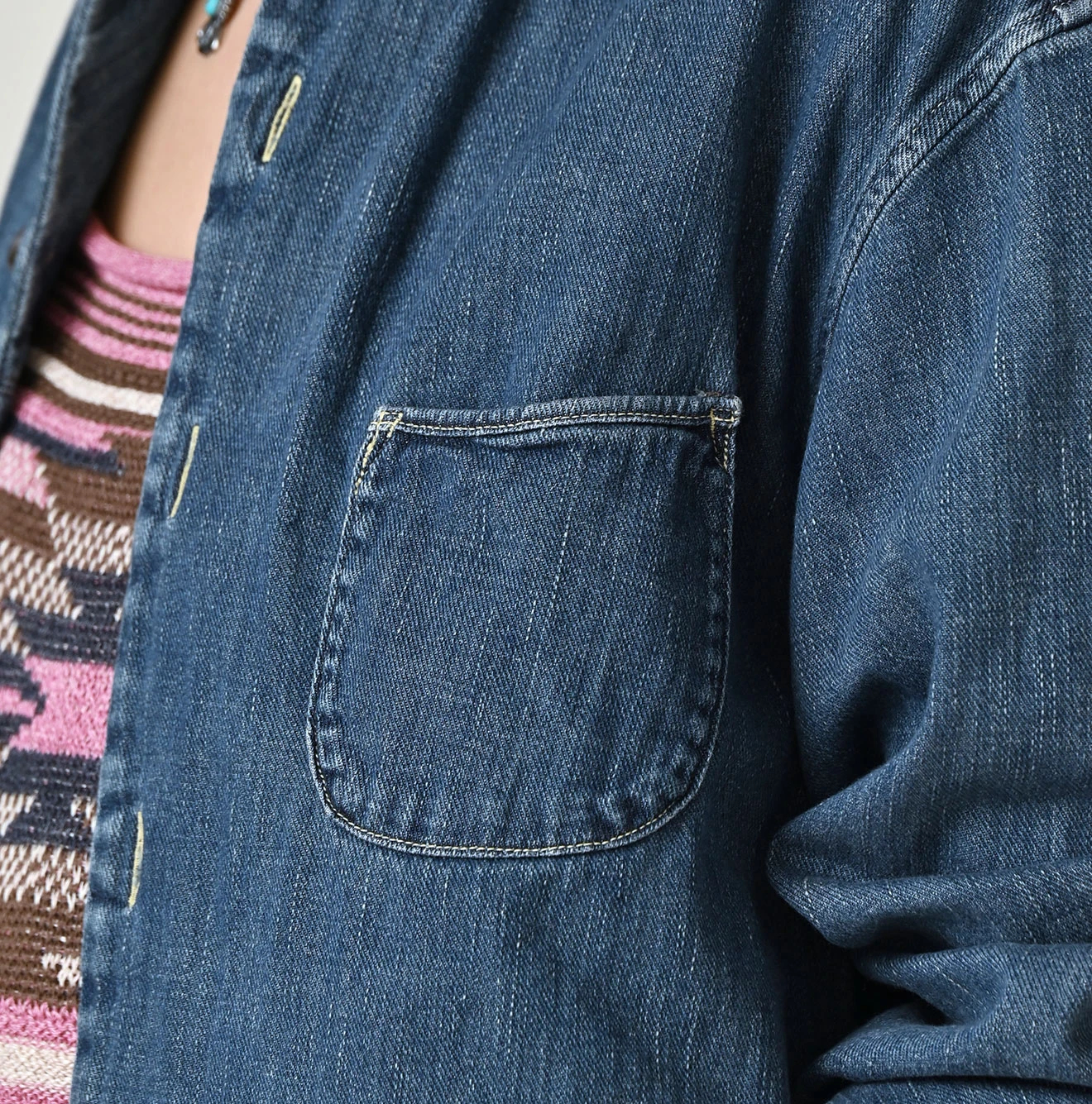 45R(フォーティファイブアール) |45プチデニムの908マーチャルシャツ（インディゴ）