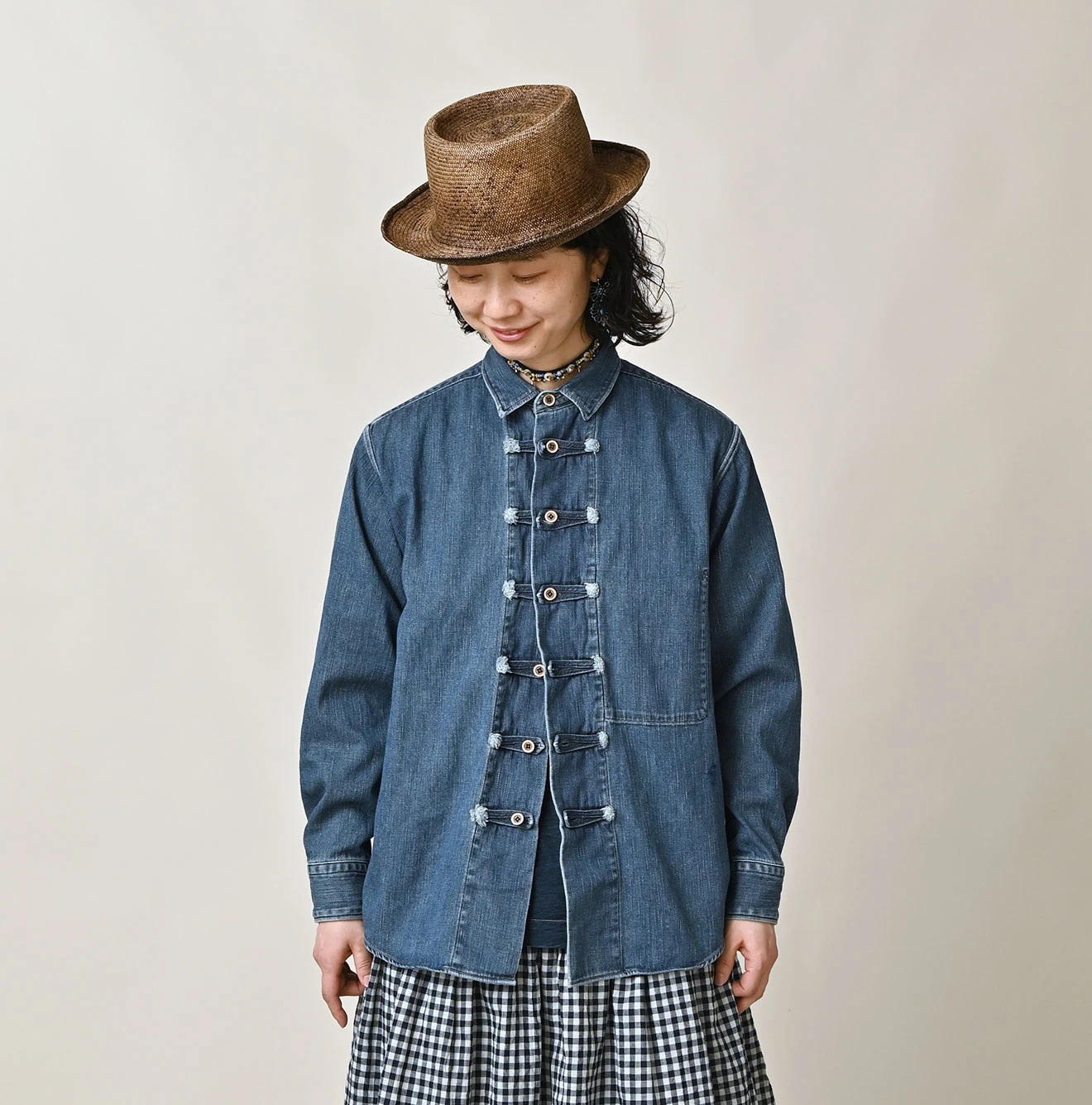 45R(フォーティファイブアール) |45プチデニムの9088ノットシャツ（加工）