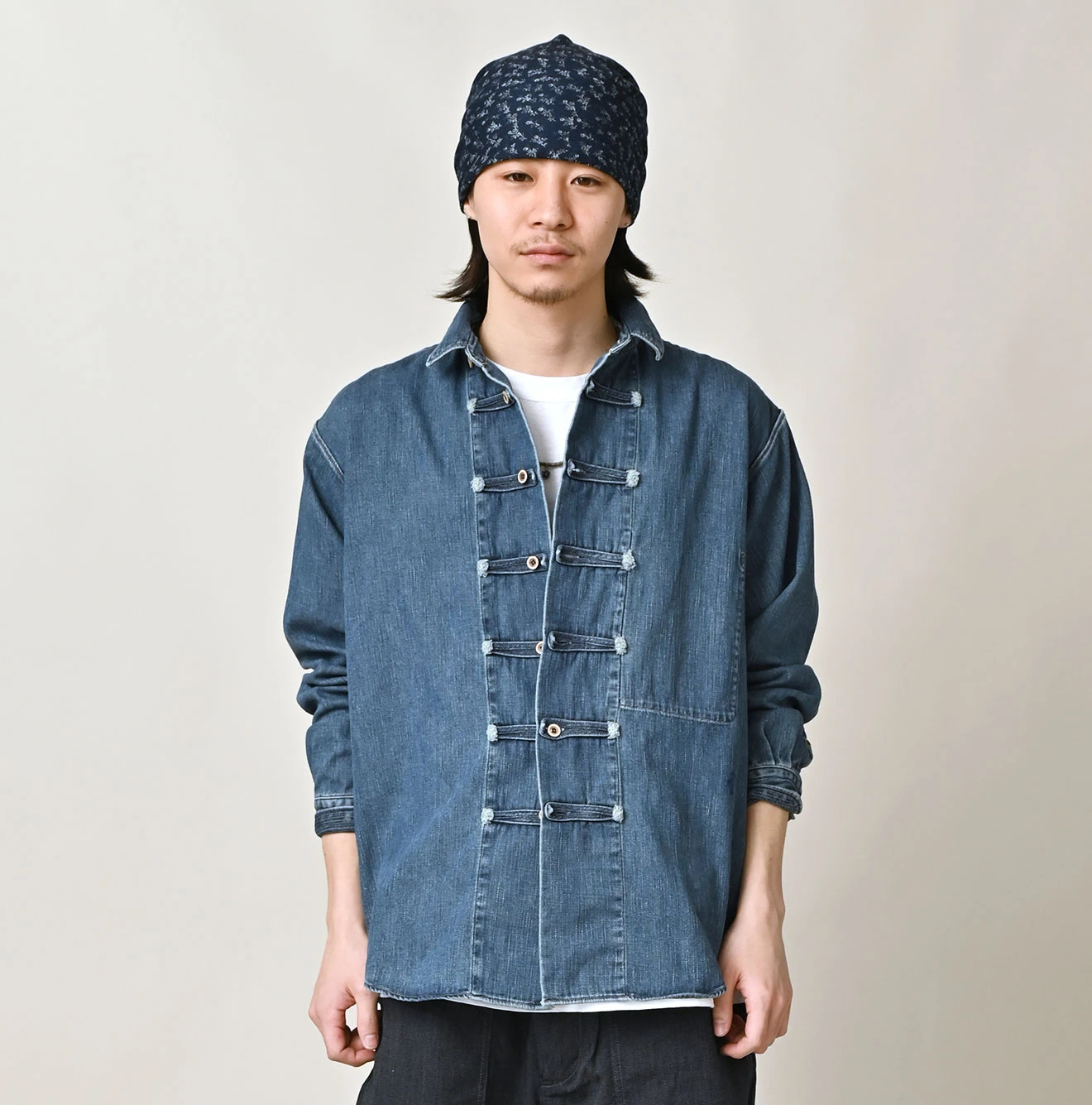 45R(フォーティファイブアール) |45プチデニムの9088ノットシャツ（加工）