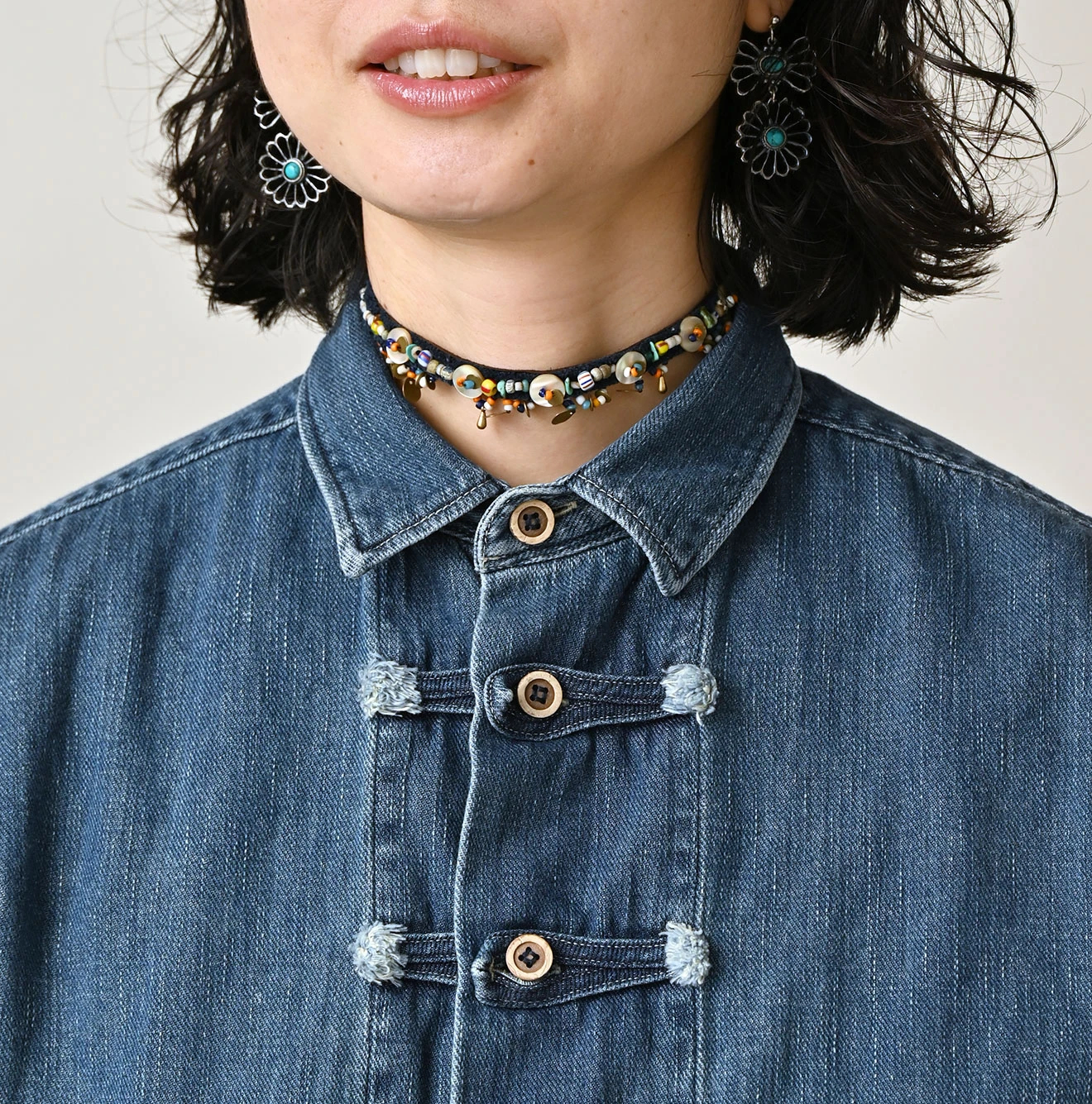 45R(フォーティファイブアール) |45プチデニムの9088ノットシャツ（加工）