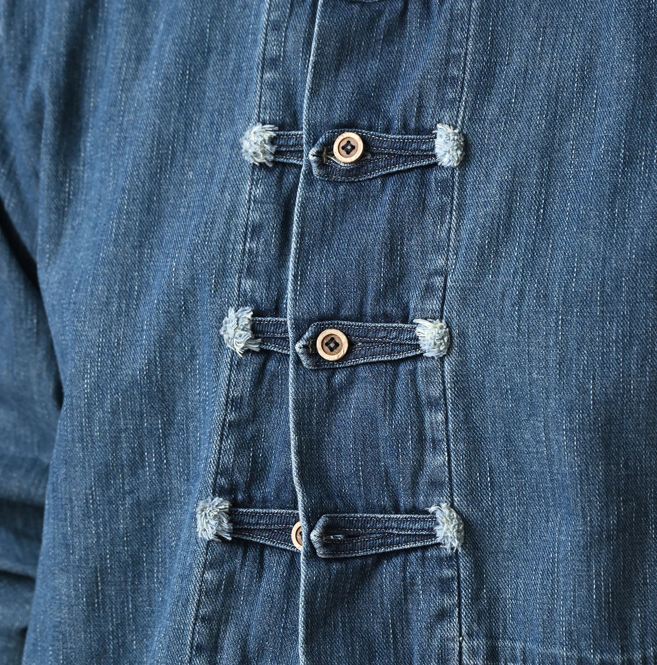 45R(フォーティファイブアール) |45プチデニムの9088ノットシャツ（加工）