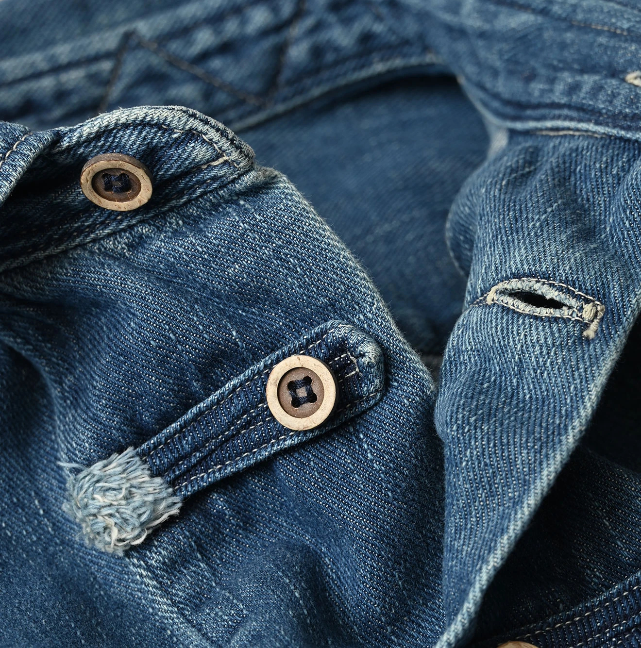 45R(フォーティファイブアール) |45プチデニムの9088ノットシャツ（加工）